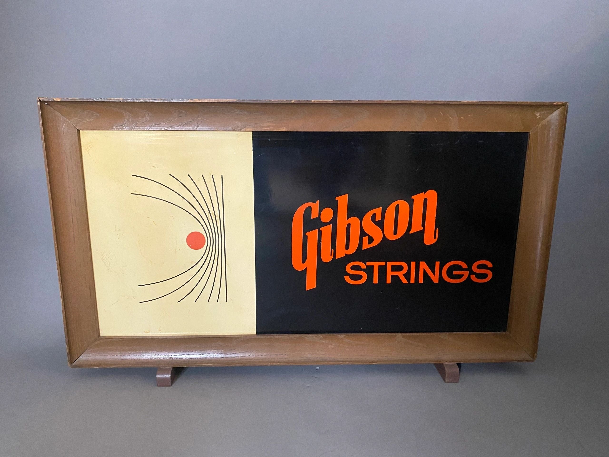 1960's Gibson String Display Music City Vintage Guitars