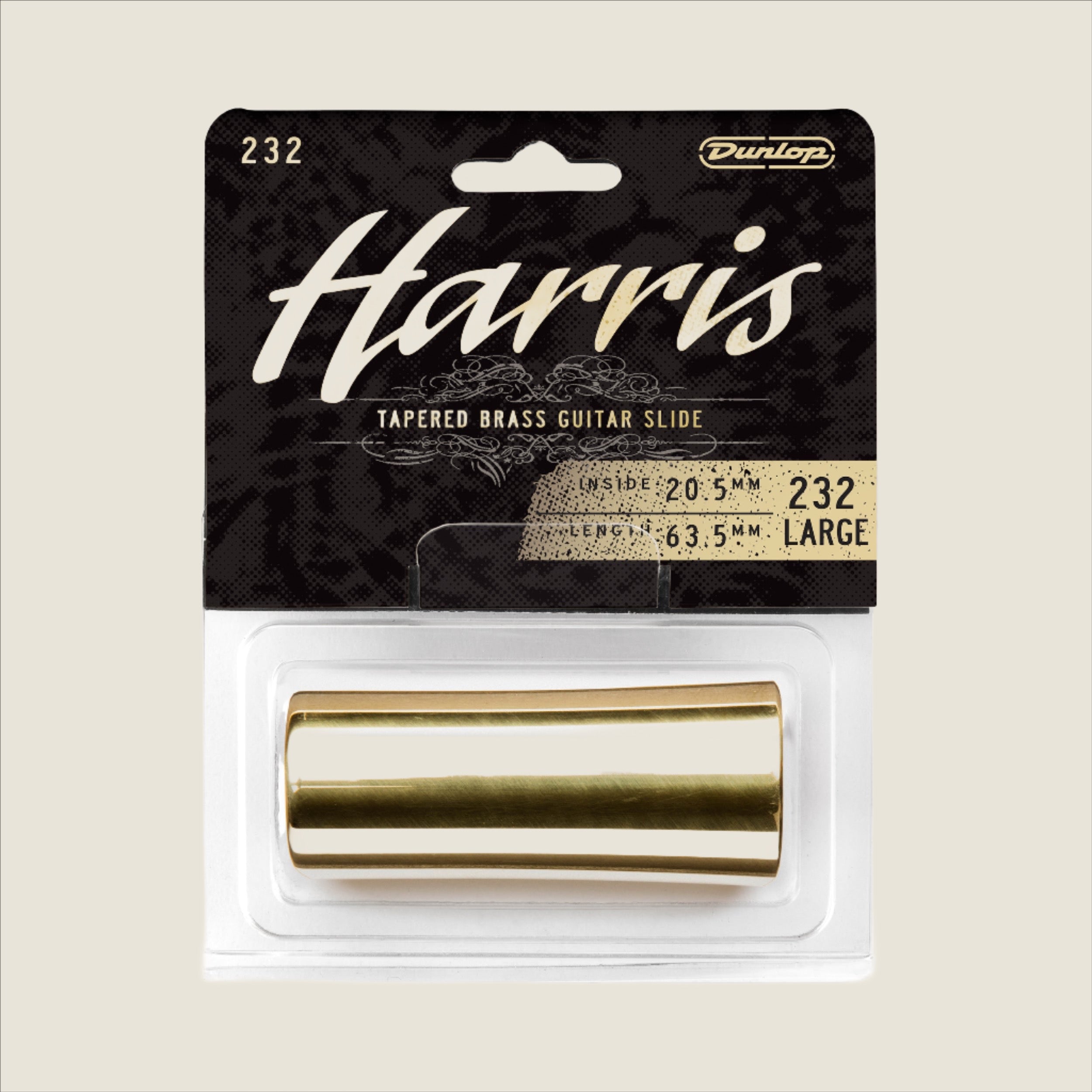 Harris Slide Heavy Wall Brass Slide – Music City Vintage Guitars