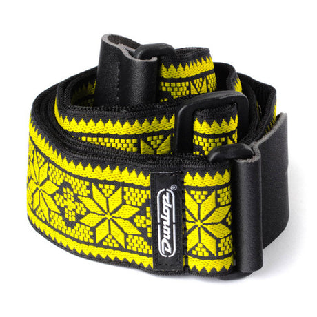 Dunlop Jacquard Fillmore Yellow Strap