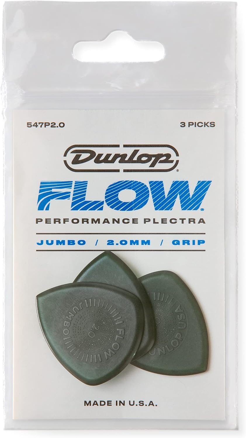 Dunlop Flow Jumbo Grip Picks 2.0mm