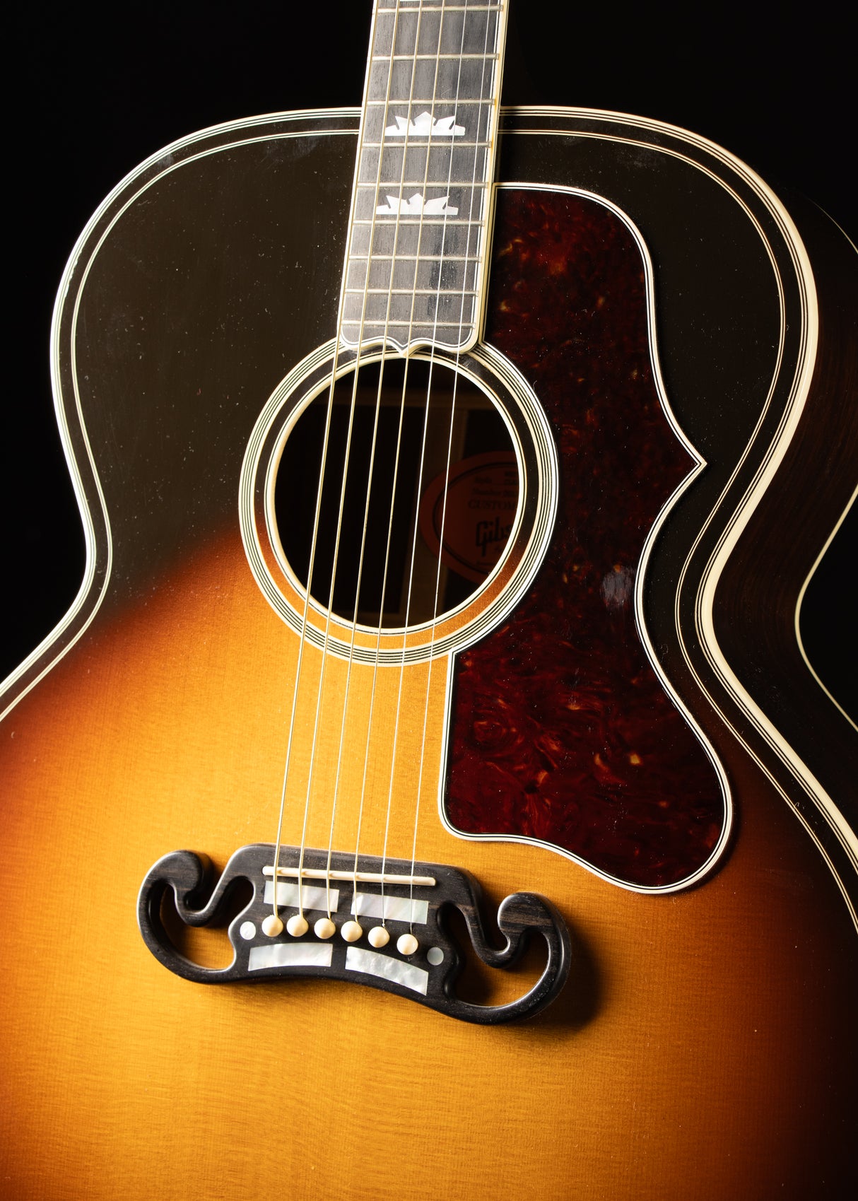 2009 Gibson Custom Shop SJ-200 Western Classic Vintage Sunburst