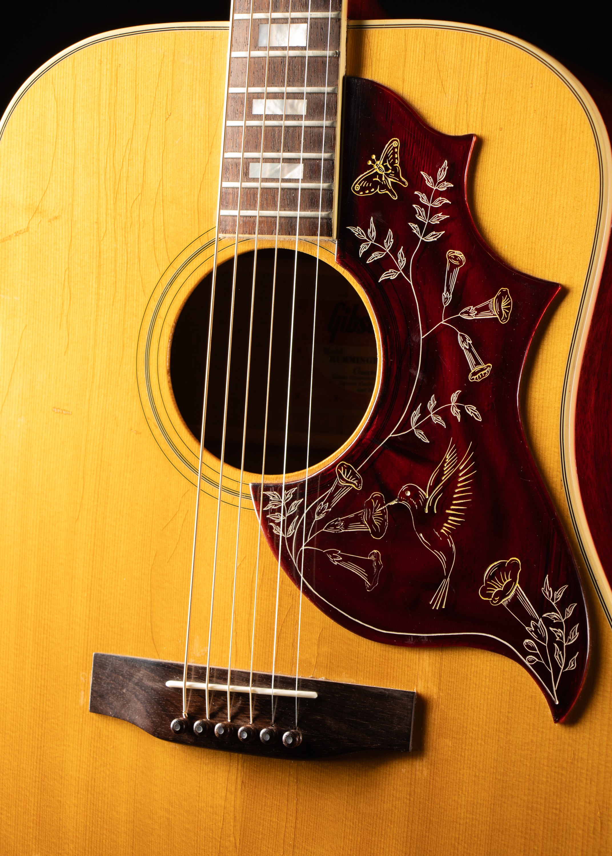 1974 Gibson Hummingbird Natural – Music City Vintage Guitars