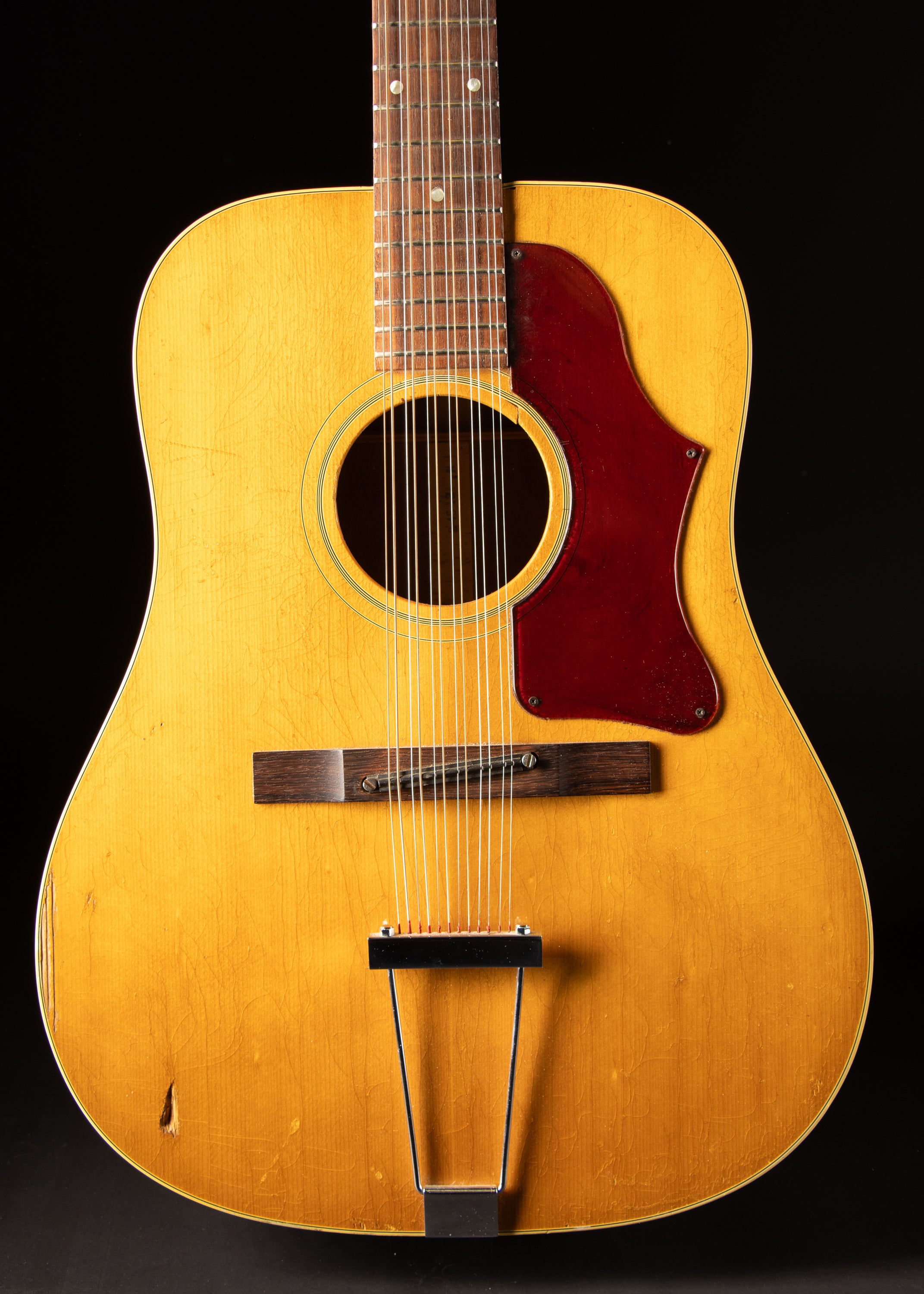 1968 Gibson B-45 12 String Natural – Music City Vintage Guitars
