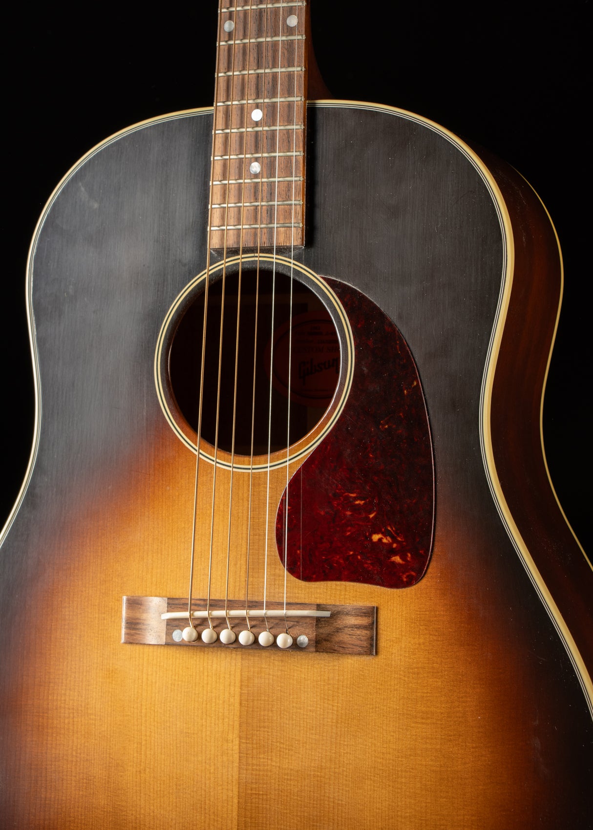 2022 Gibson Custom Banner J-45 Reissue Sunburst