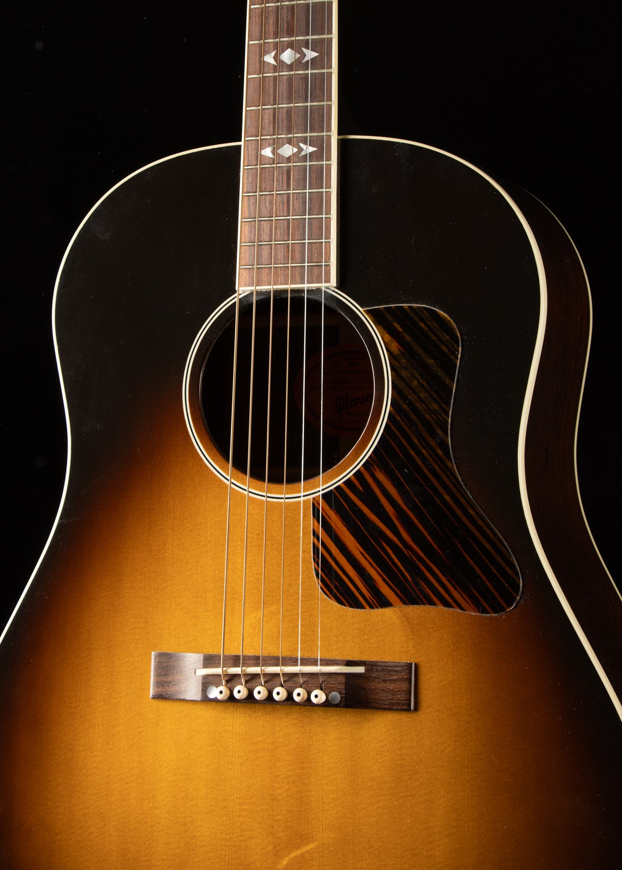 2017 Gibson Custom Advanced Jumbo Sunburst formerly owned by Bill Emerson+ Wyatt Ellis