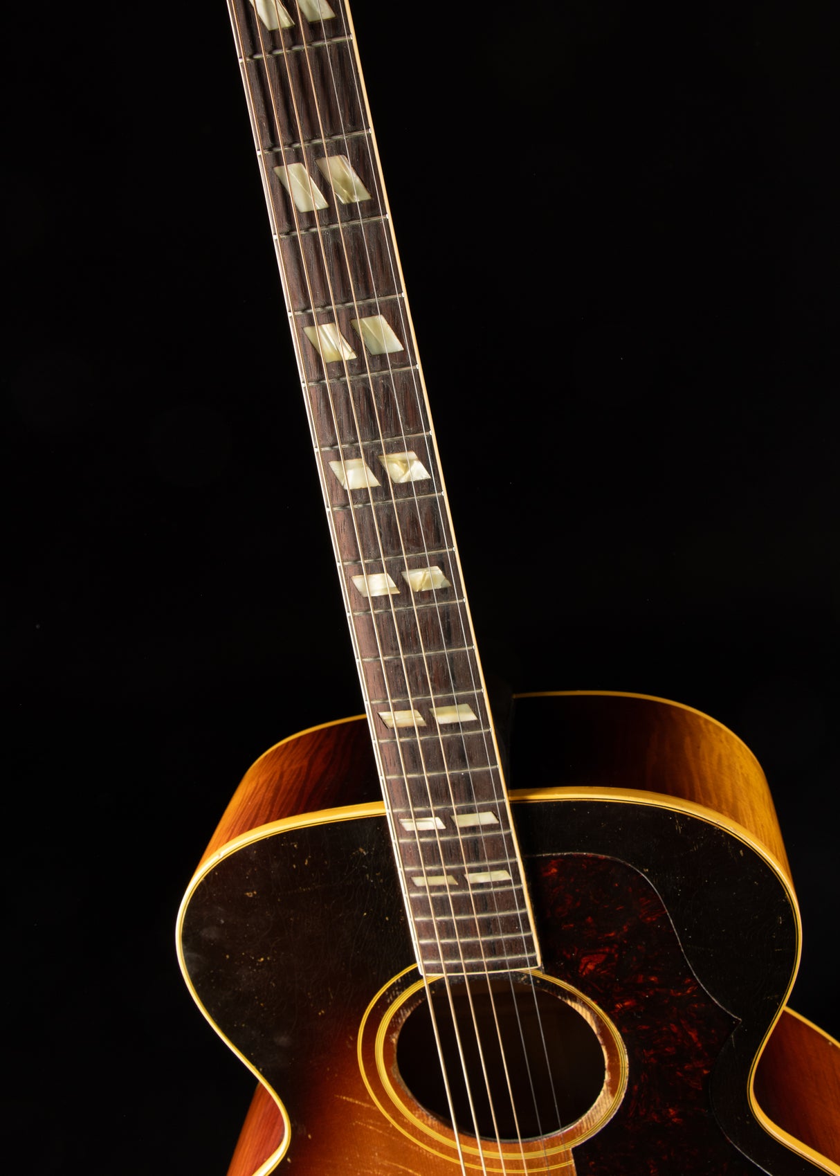 1957 Gibson J-185 Sunburst Owned by Dan Auerbach
