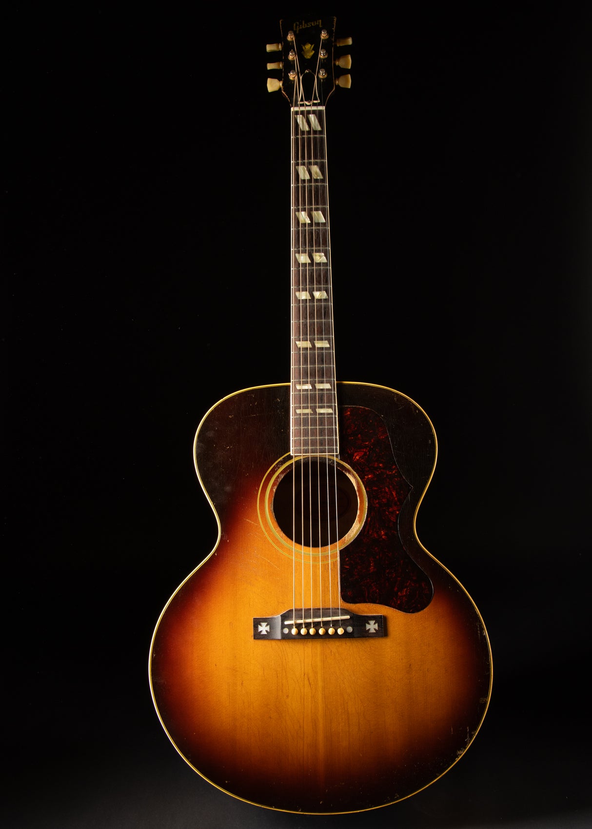 1957 Gibson J-185 Sunburst Owned by Dan Auerbach