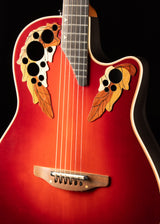 Early 1990s Ovation Longneck DS768 Baritone Cherryburst