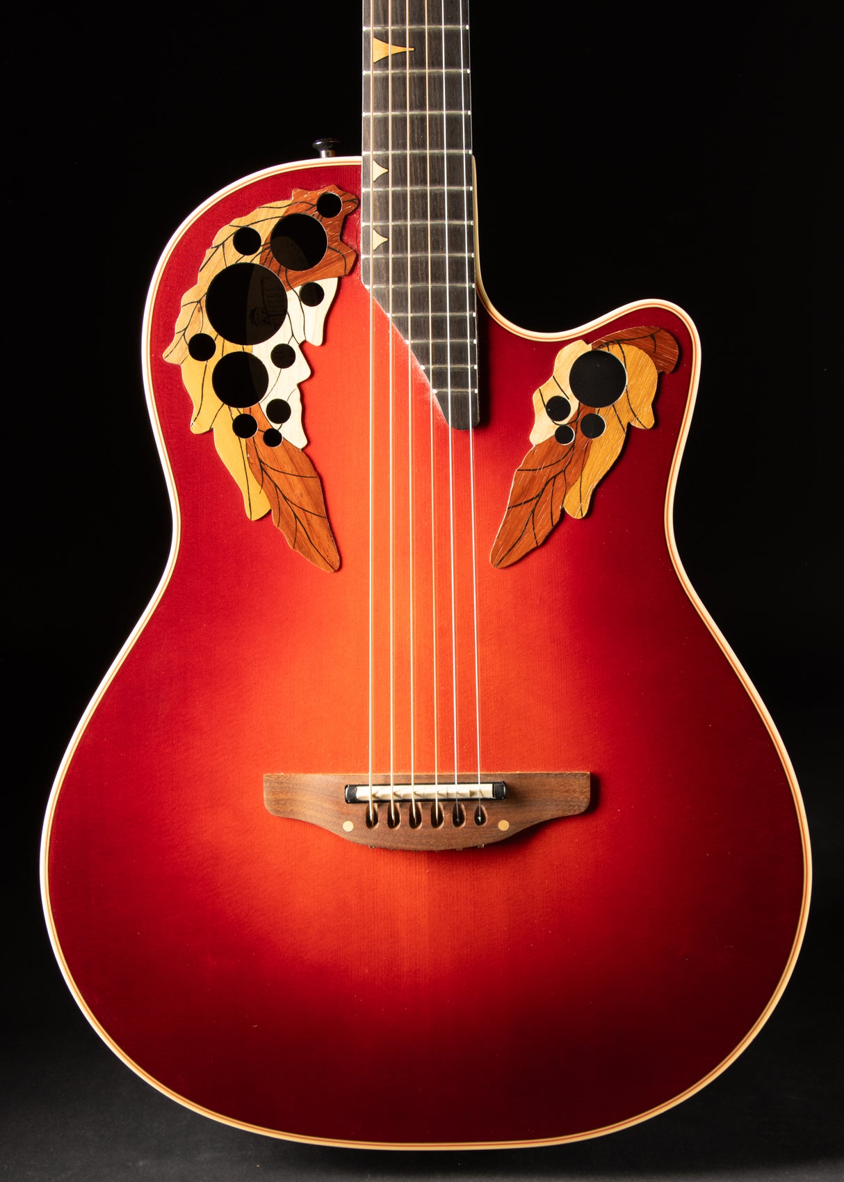 Early 1990s Ovation Longneck DS768 Baritone Cherryburst