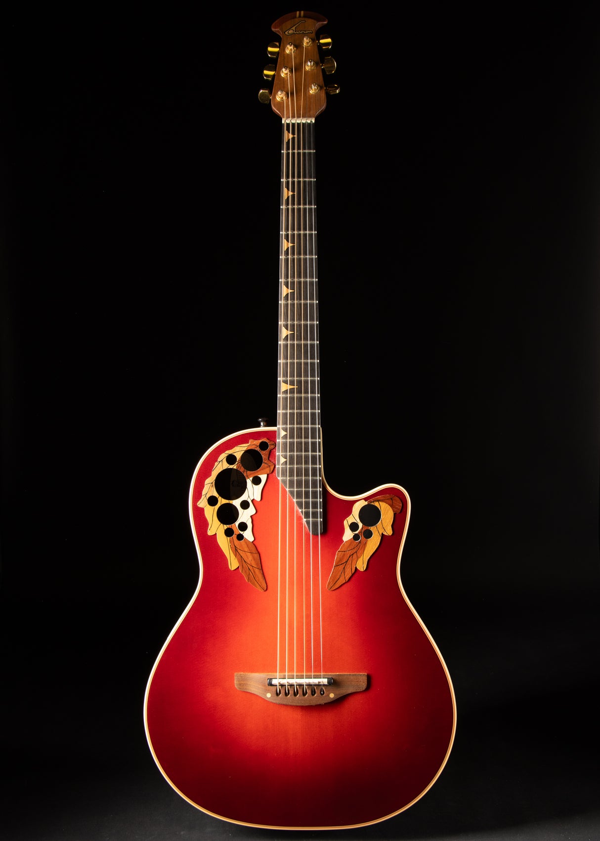 Early 1990s Ovation Longneck DS768 Baritone Cherryburst