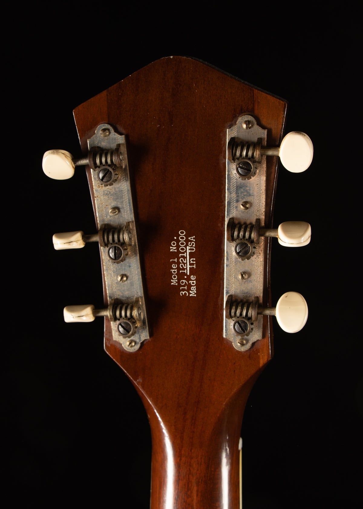 1960s Harmony-made Silvertone 1221 X-Bracing Conversion Sunburst no case