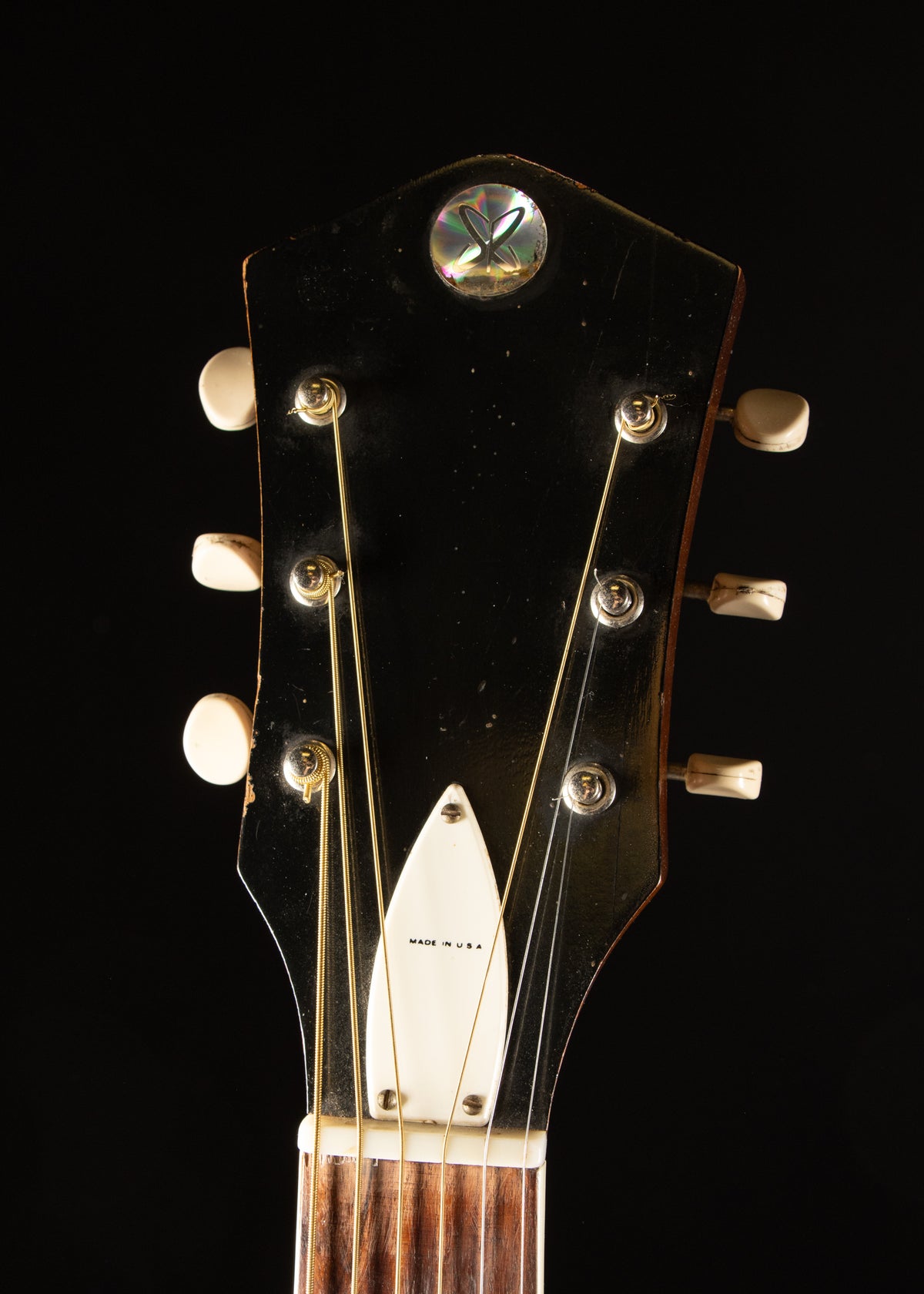 1960s Harmony-made Silvertone 1221 X-Bracing Conversion Sunburst no case