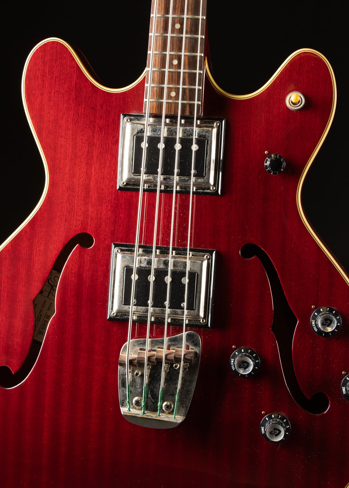 2010s Guild Starfire Bass Cherry Red