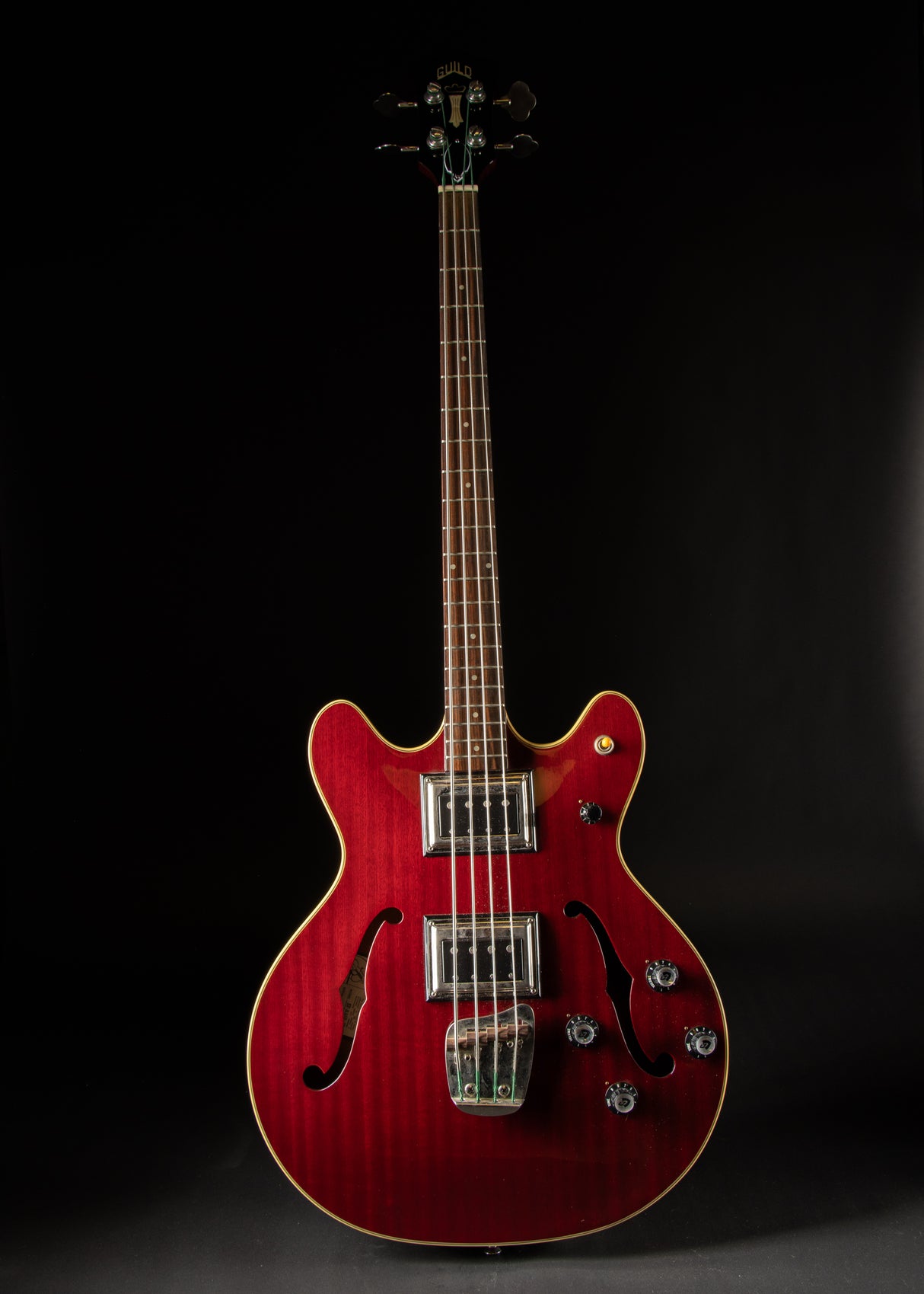 2010s Guild Starfire Bass Cherry Red