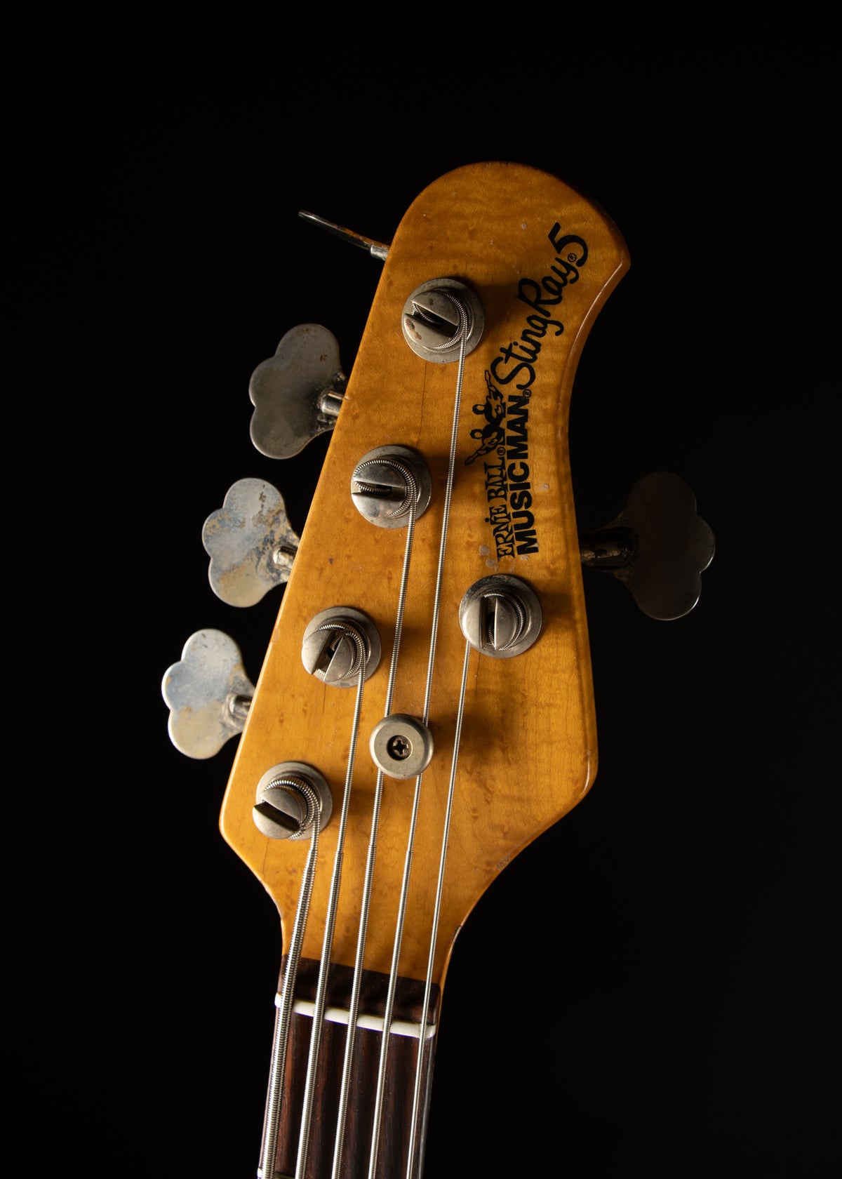 String Ray Rob 1993 Ernie Ball String Ray 5 White – Music City Vintage Guitars