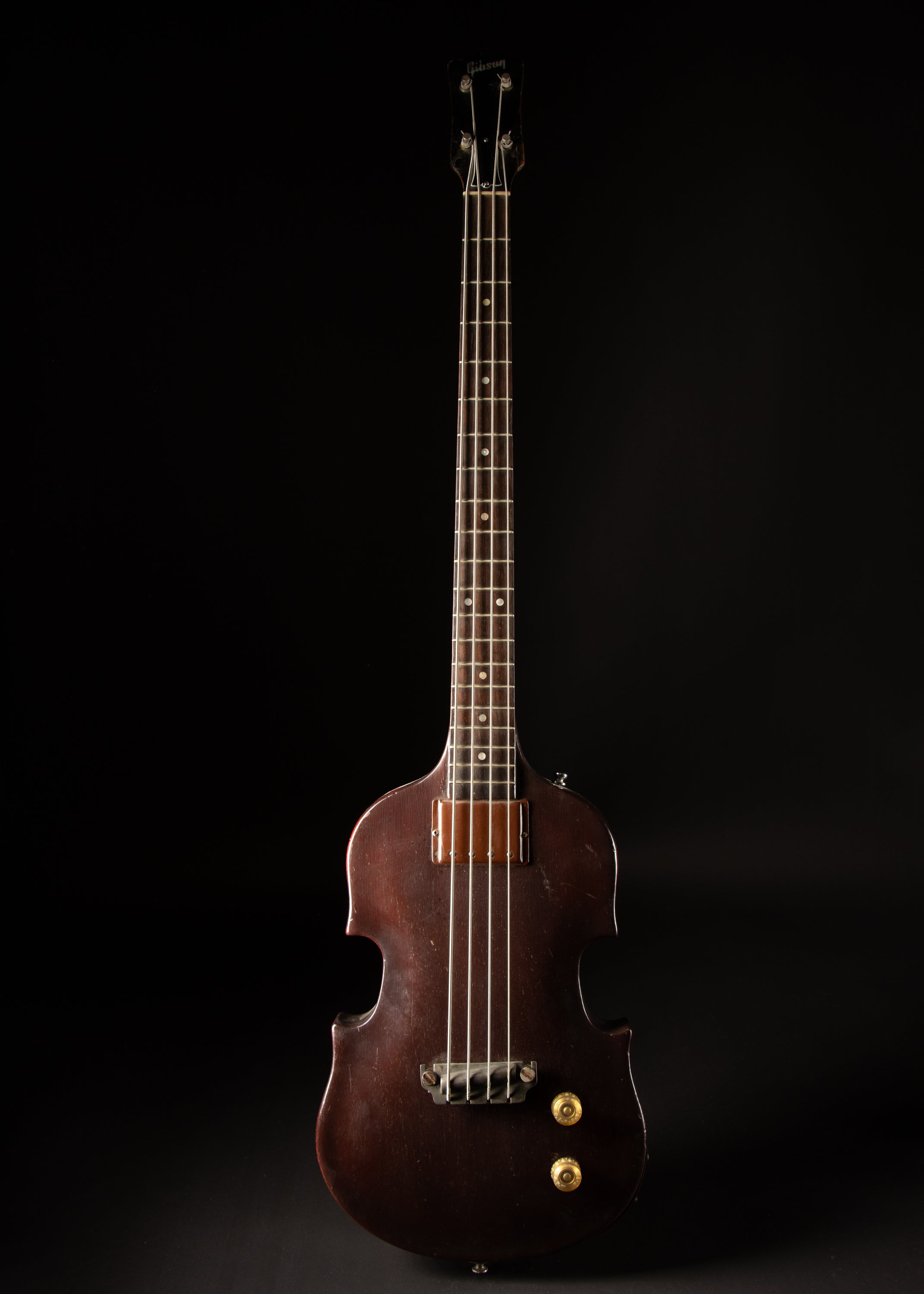 1953 Gibson EB-1 Natural Mahogany – Music City Vintage Guitars