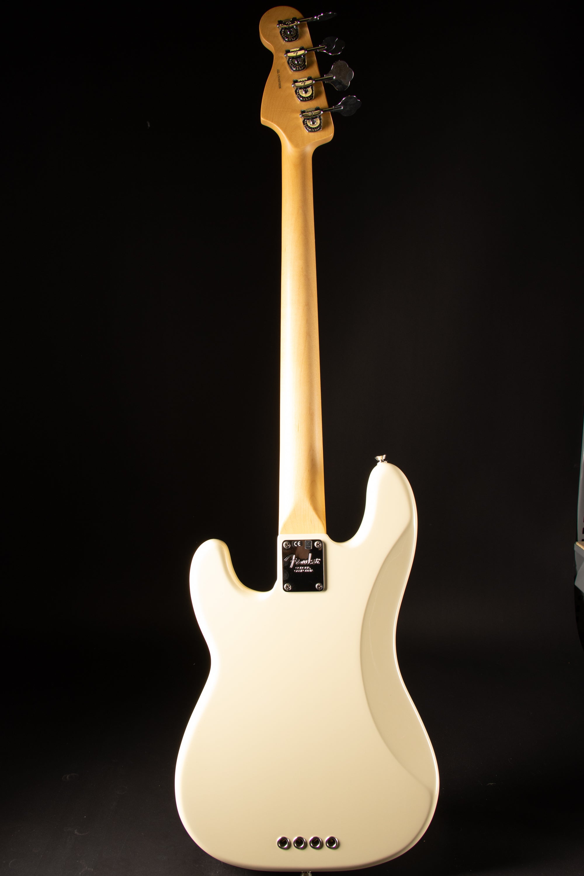2016 Fender American Standard Precision Bass Olympic White – Music