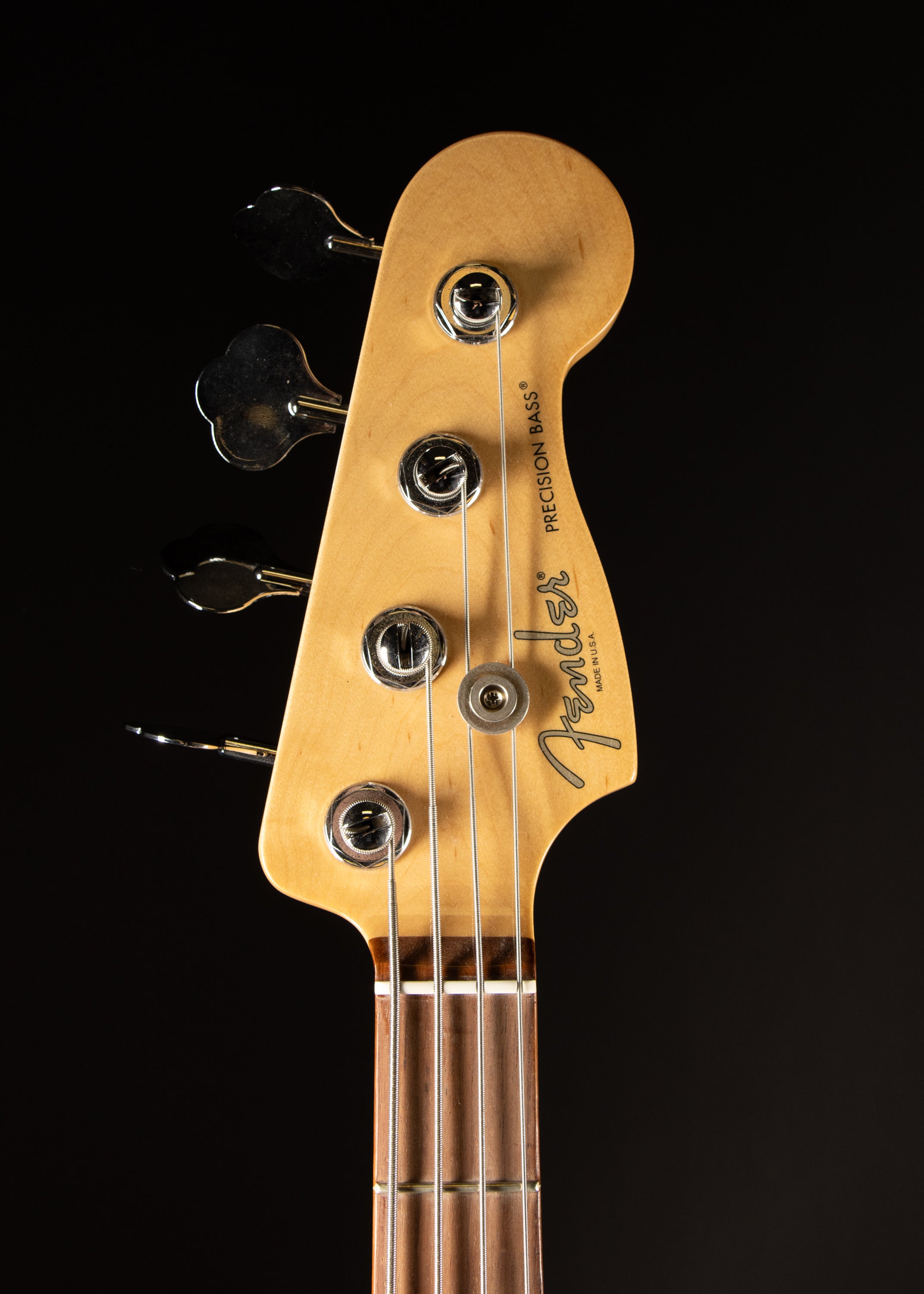 2016 Fender American Standard Precision Bass Olympic White – Music