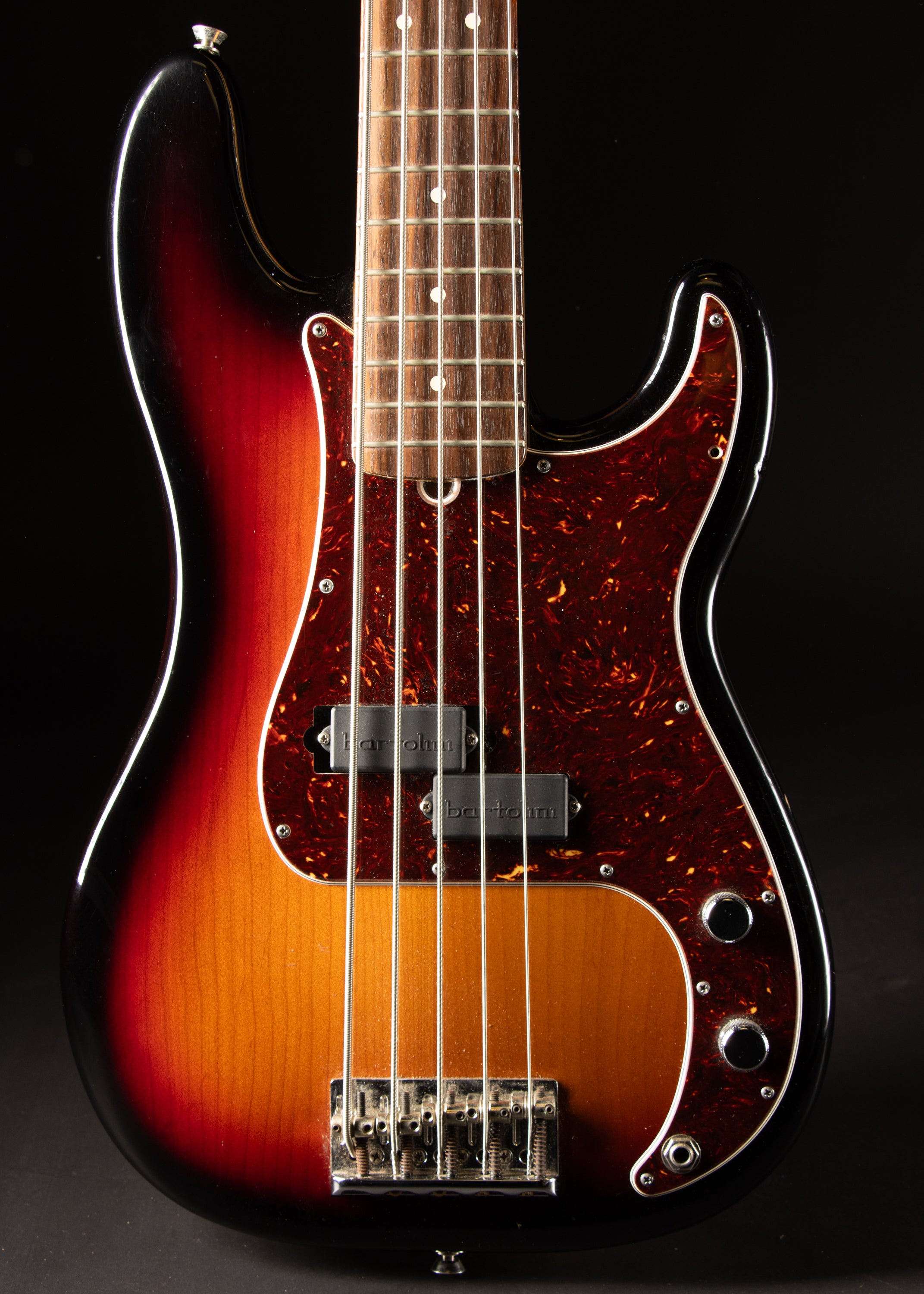 Fender American Precision Bass 5 String Sunburst – Music City