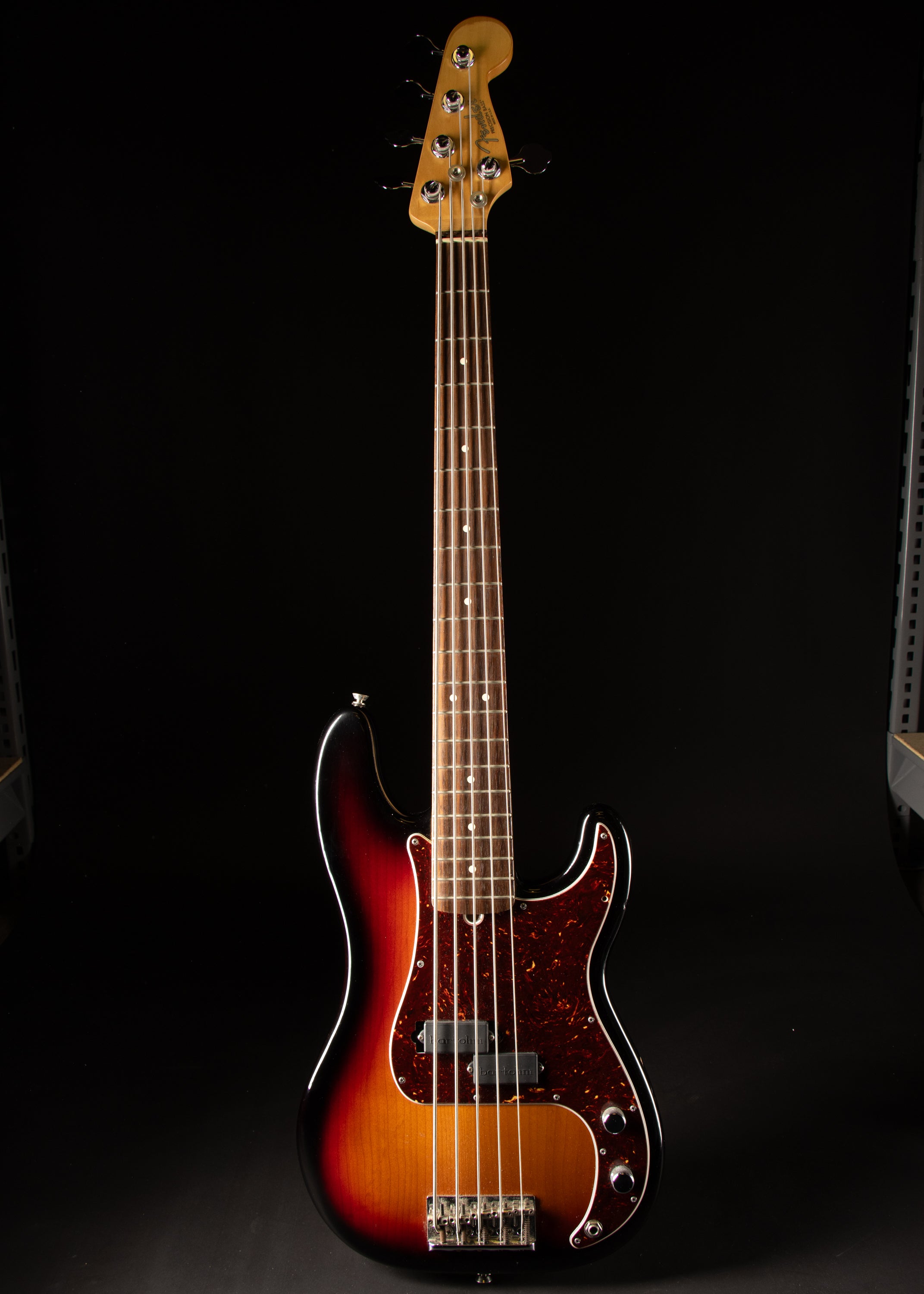 Fender American Precision Bass 5 String Sunburst – Music City