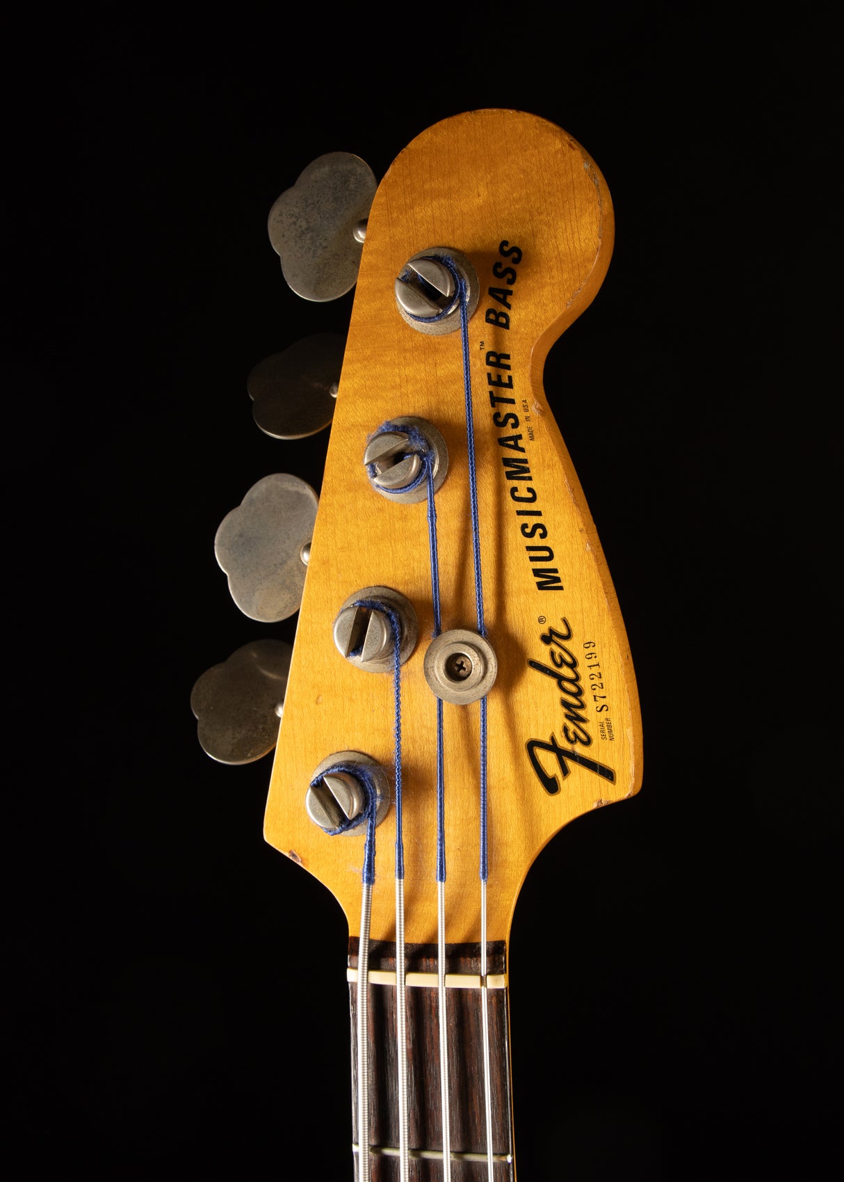 1977 Fender Musicmaster Bass Black