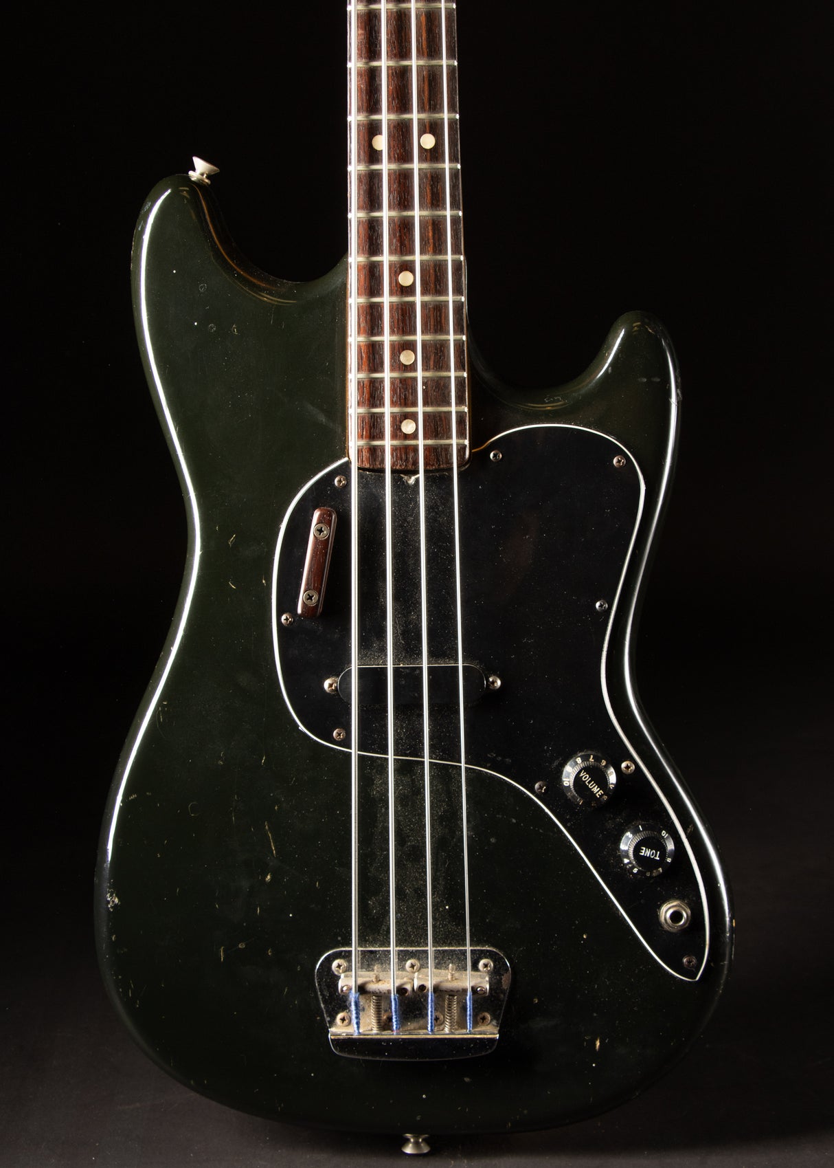 1977 Fender Musicmaster Bass Black