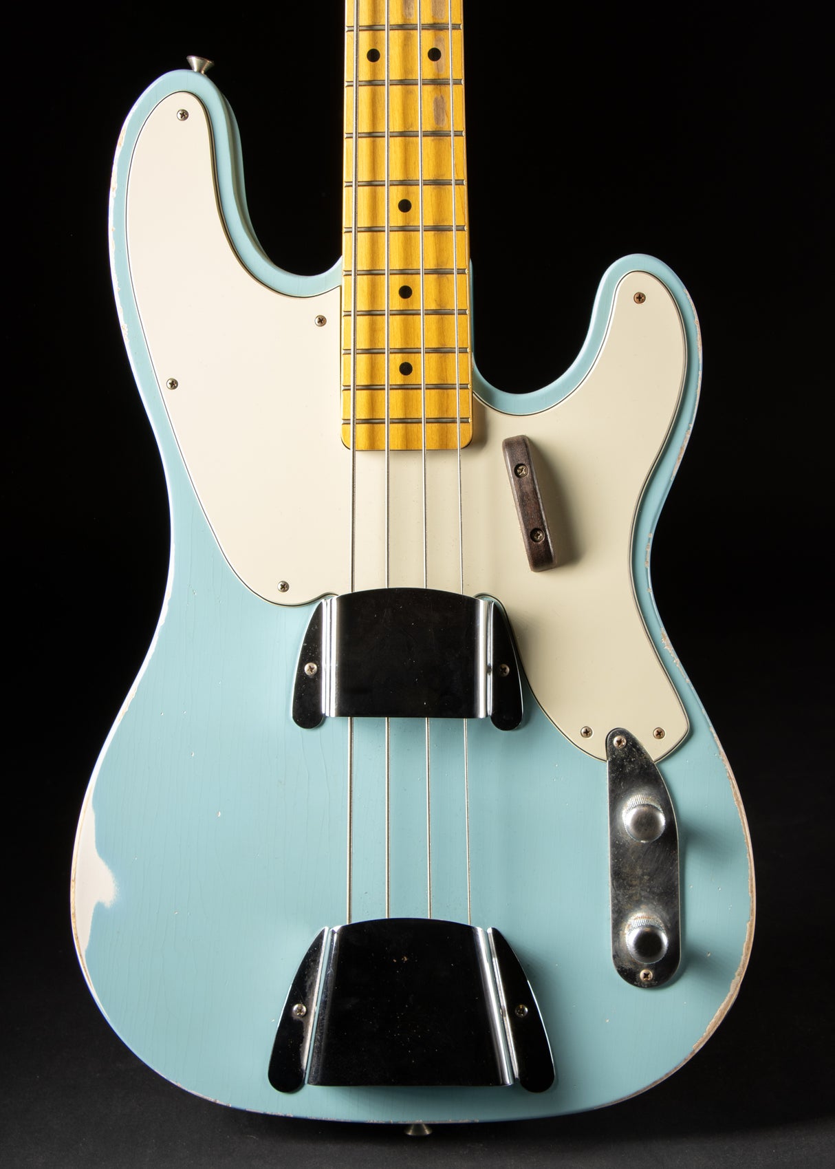 1951-style MJT Parts Precision Bass Sonic Blue