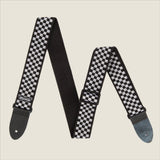 Dunlop Classic Black/White Check Strap