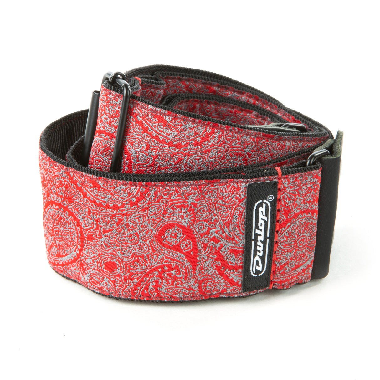 Dunlop Jacquard Paisley Red Strap