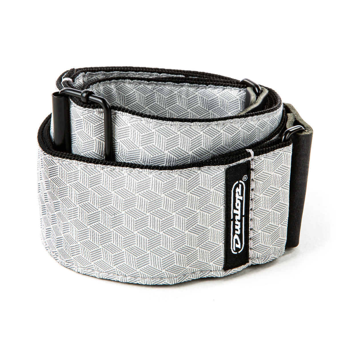 Dunlop Jacquard Cube Hatch Light Grey Strap