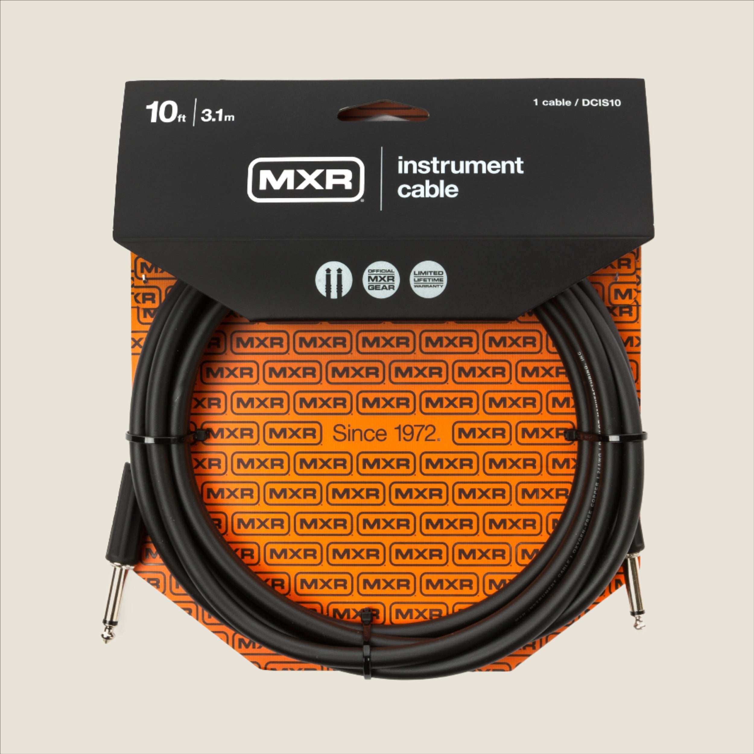 MXR® 10ft Standard Instrument Cable - Straight / Straight – Music