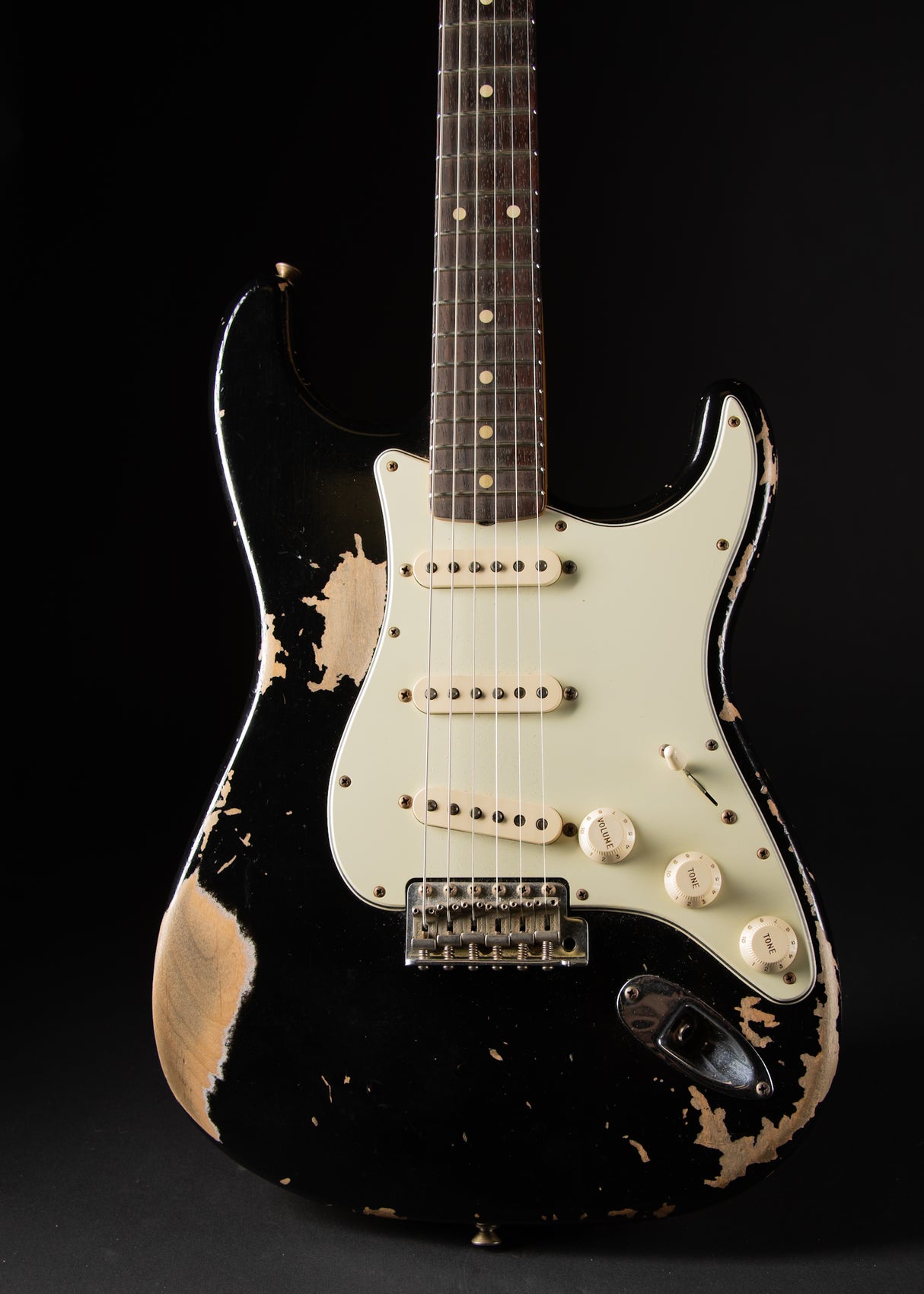 2020 Fender Custom Shop 1960 Relic Stratocaster Black