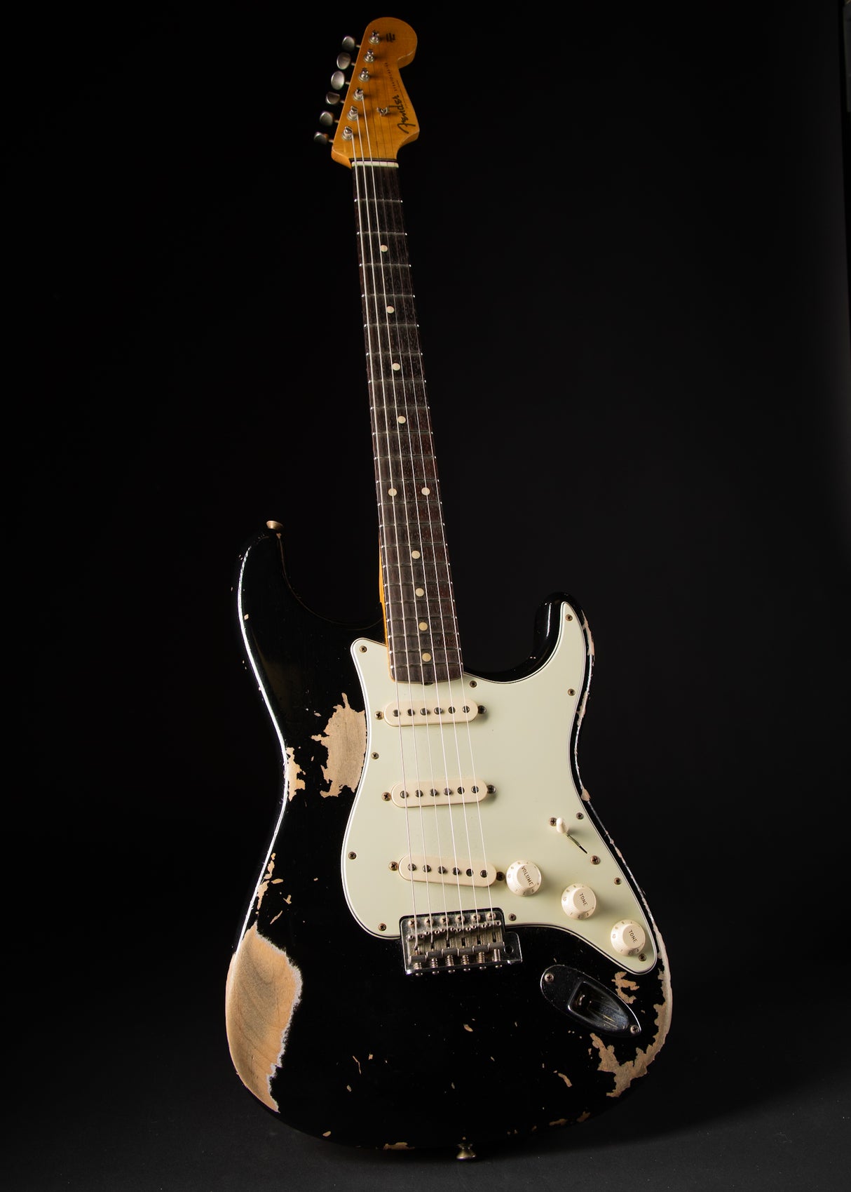 2020 Fender Custom Shop 1960 Relic Stratocaster Black