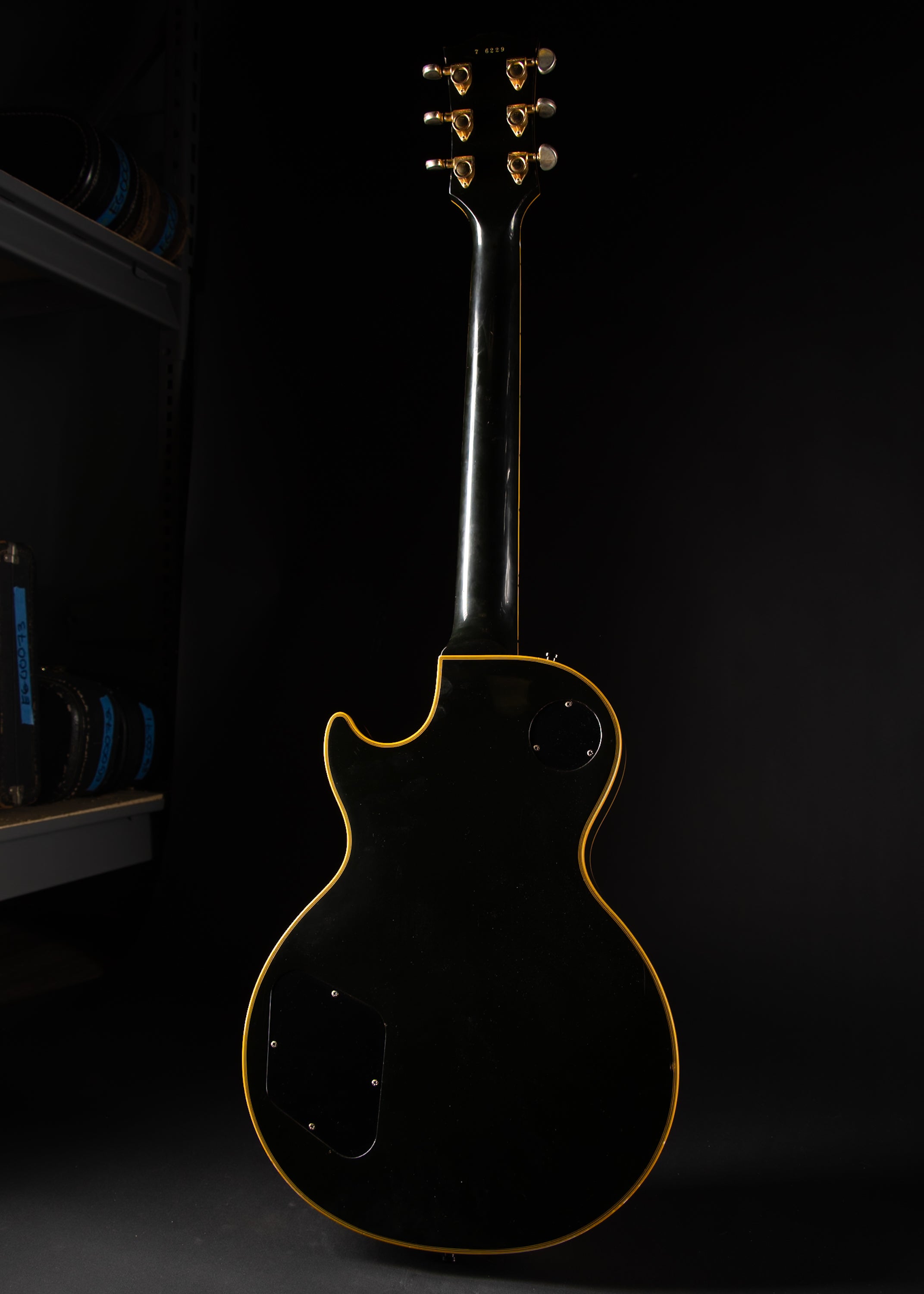 1996 Gibson Custom 1957 Reissue Les Paul Custom Black – Music City