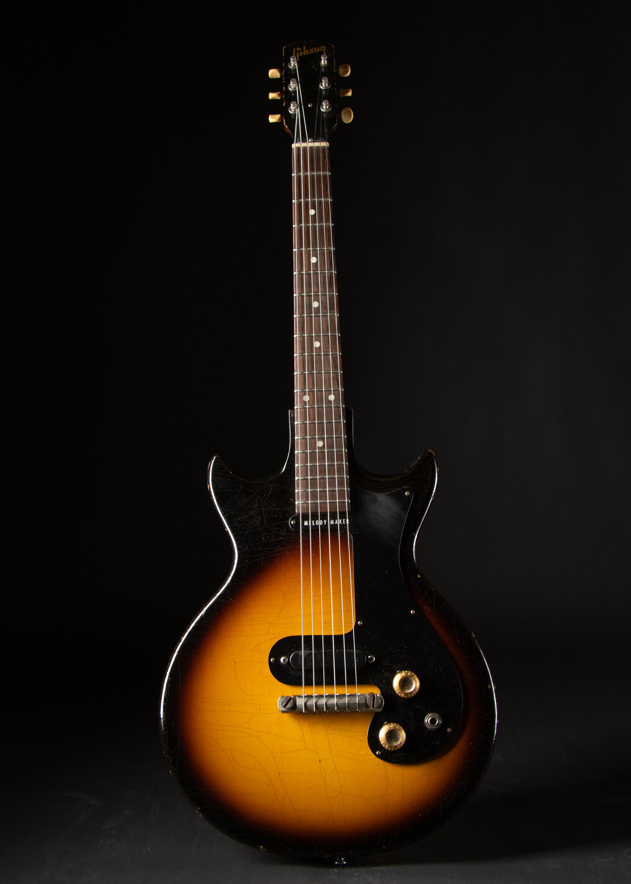 1964 Gibson Melody Maker 3/4 Sunburst – Music City Vintage
