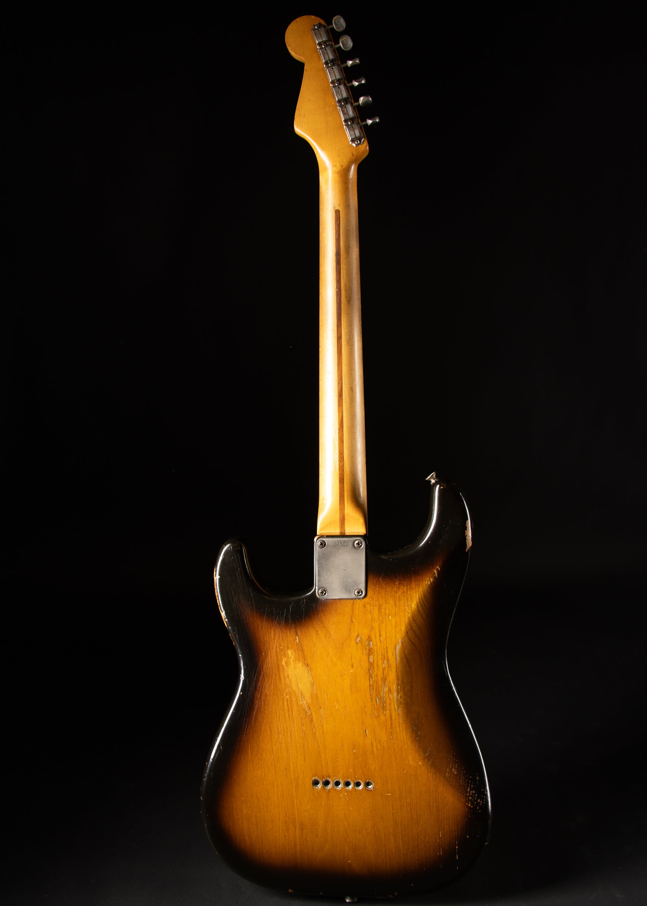 1955 Fender Stratocaster Hardtail Sunburst – Music City Vintage