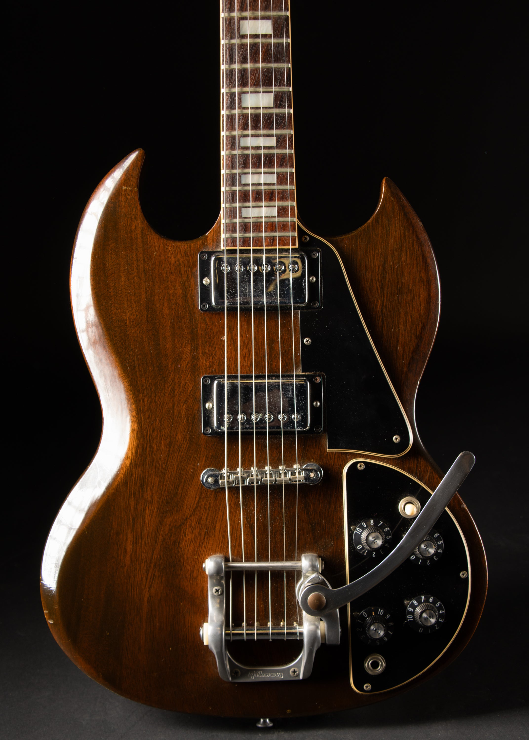 1972 Gibson SG Deluxe Walnut – Music City Vintage Guitars