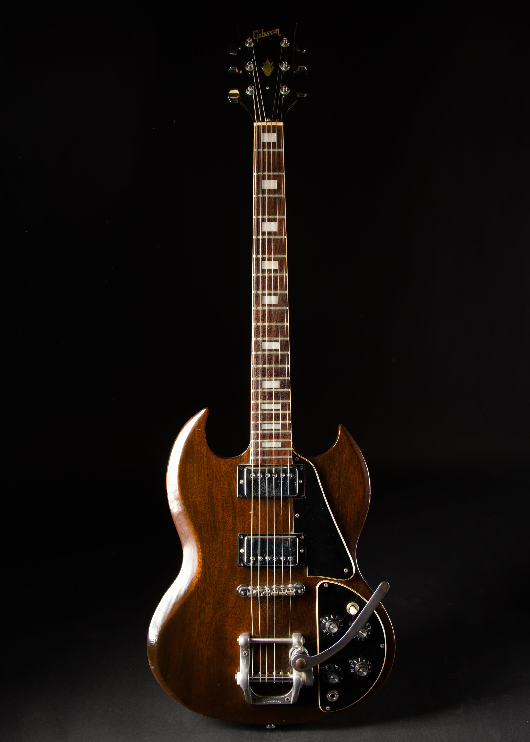 1972 Gibson SG Deluxe Walnut – Music City Vintage Guitars