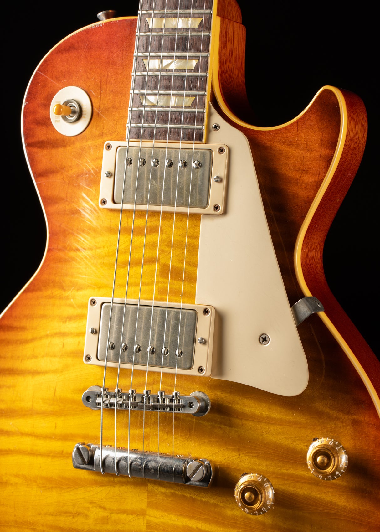 2001 Gibson Chambered 1959 Reissue Les Paul Standard Iced Tea Burst