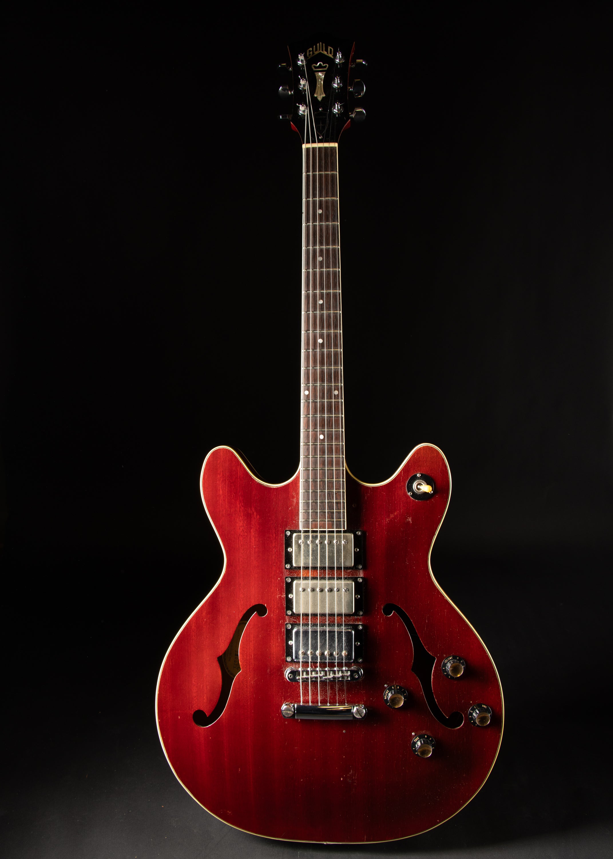 1963 Guild Starfire IV Cherry – Music City Vintage Guitars