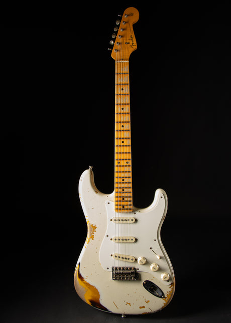 2021 Fender Custom Shop Ltd '56 Stratocaster Aged India Ivory Over Sunburst Heavy Relic