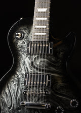 2011 Gibson Les Paul Studio Black Silver Swirl