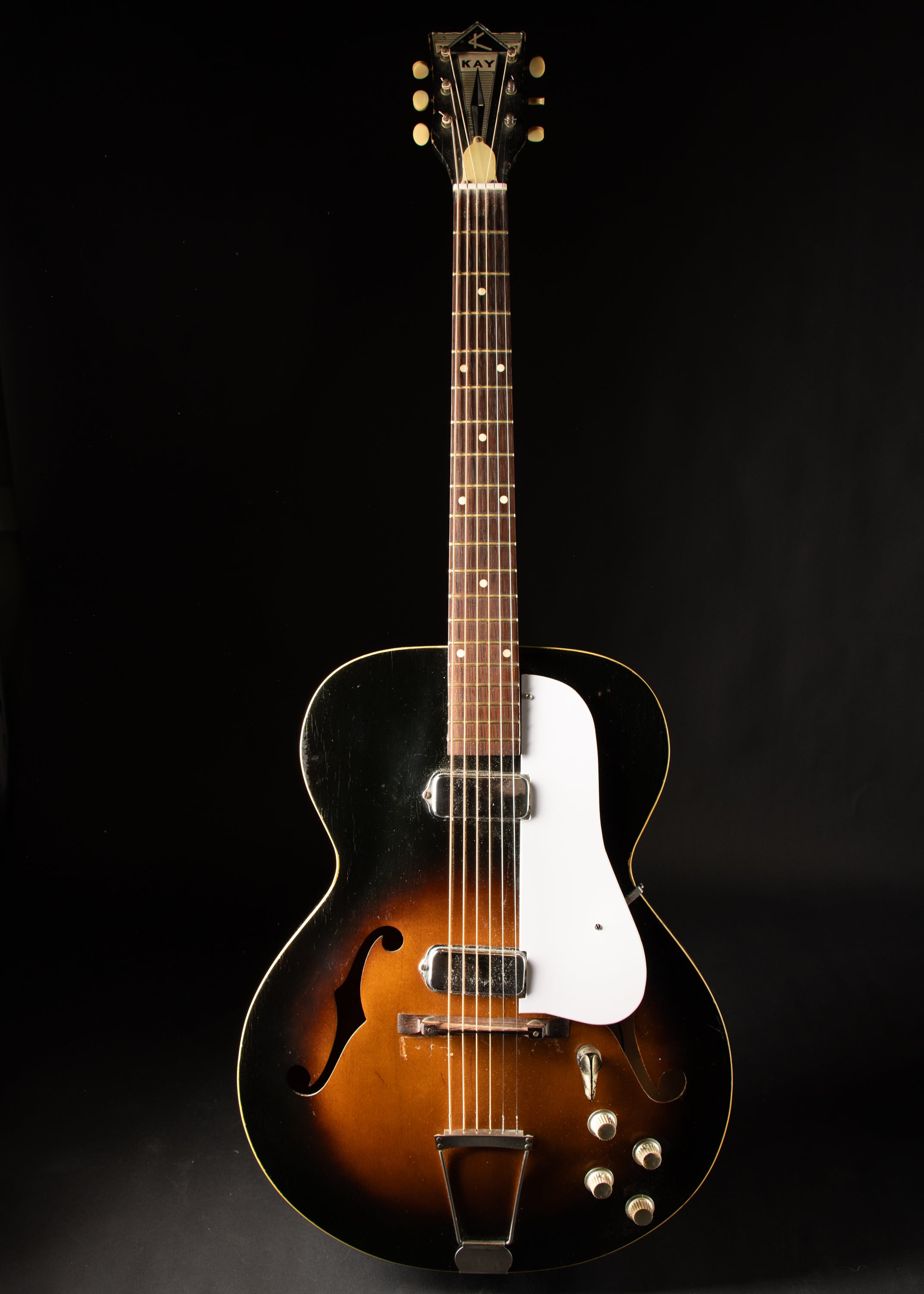 1960's Kay K6535 Value Leader Sunburst – Music City Vintage Guitars