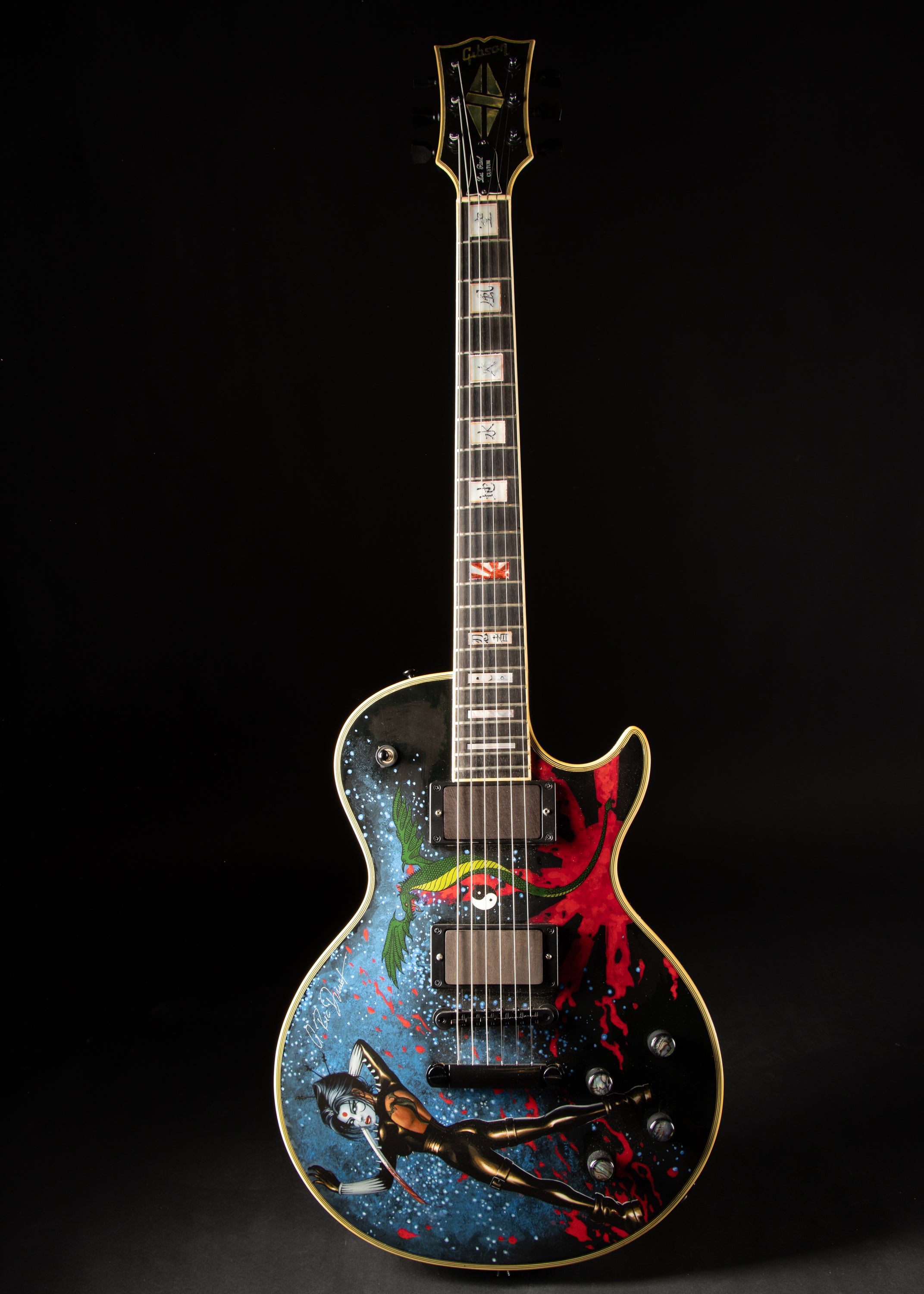 1972 Gibson Les Paul Custom with Custom Artwork – Music City