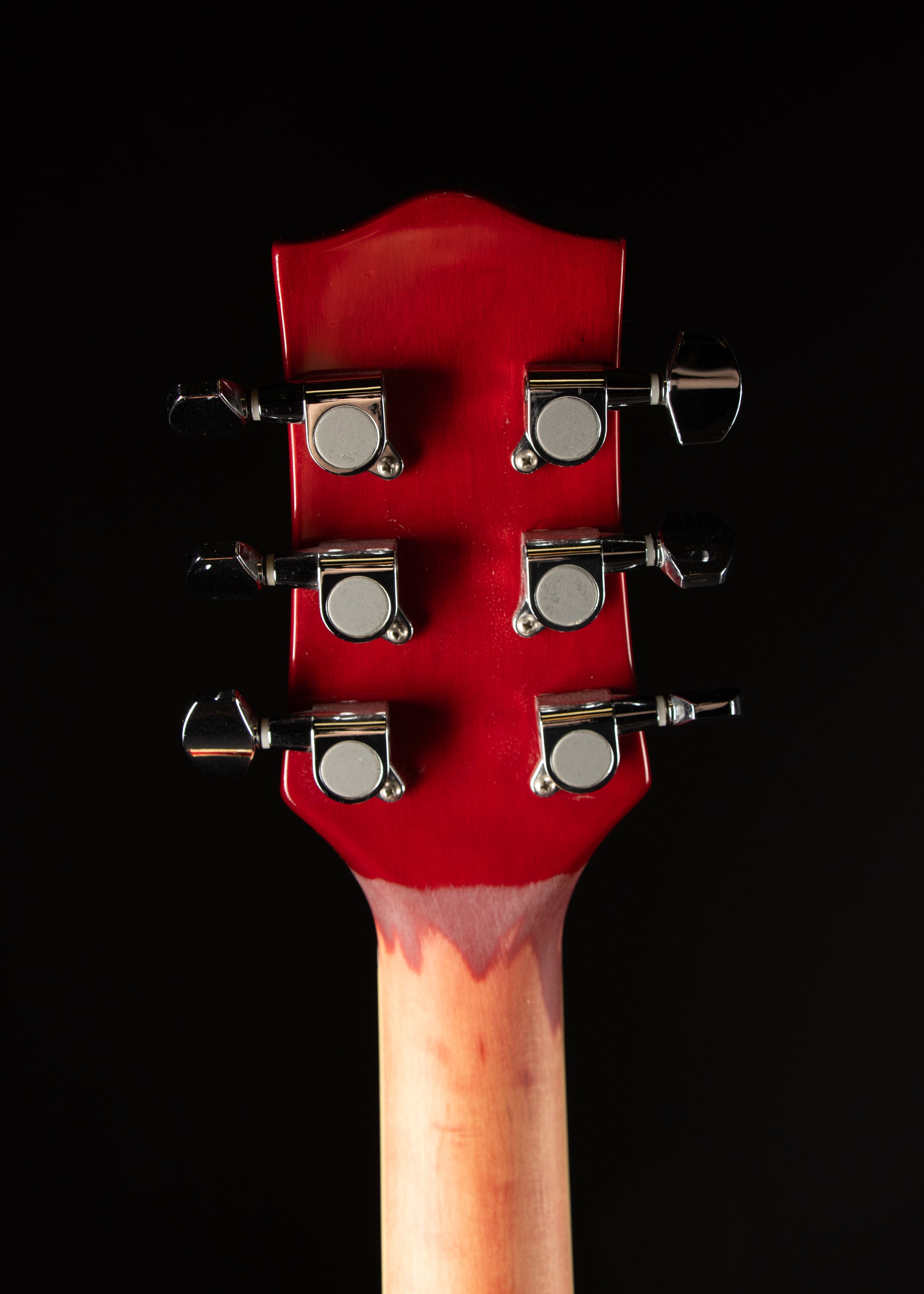 Jay Turser Semi-Hollow Lefty Cherry – Music City Vintage Guitars