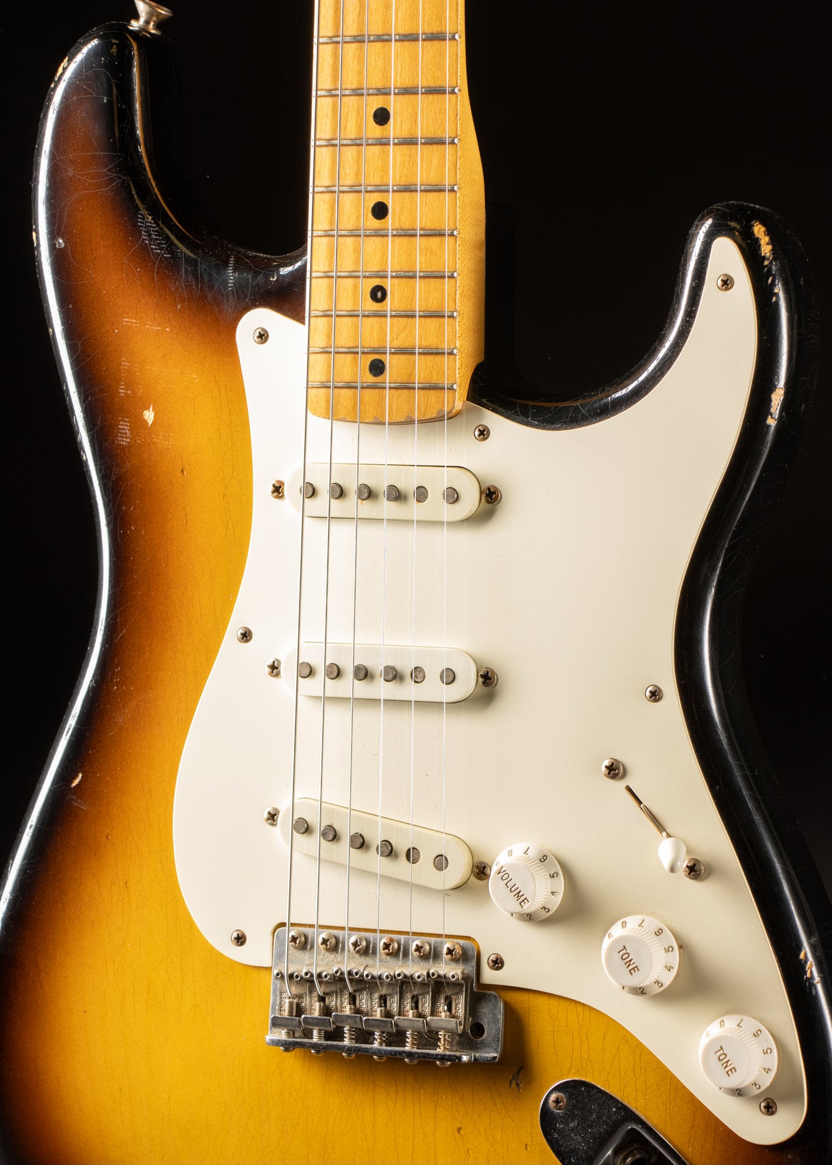 2001 Fender Custom Shop '56 Reissue Stratocaster Relic 2-tone Sunburst