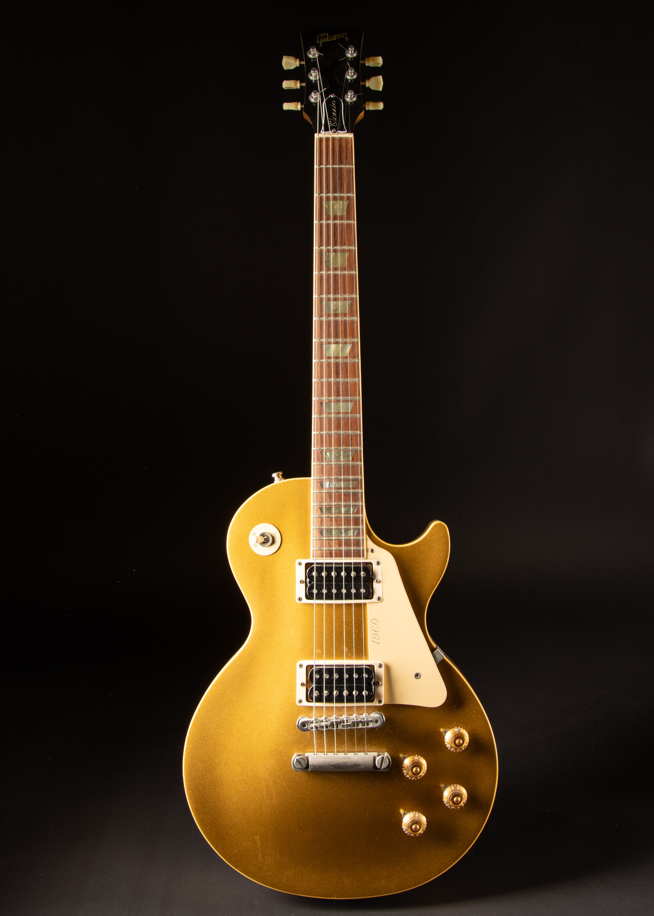 1990 Gibson Les Paul Classic 1960 Reissue Double Gold – Music City