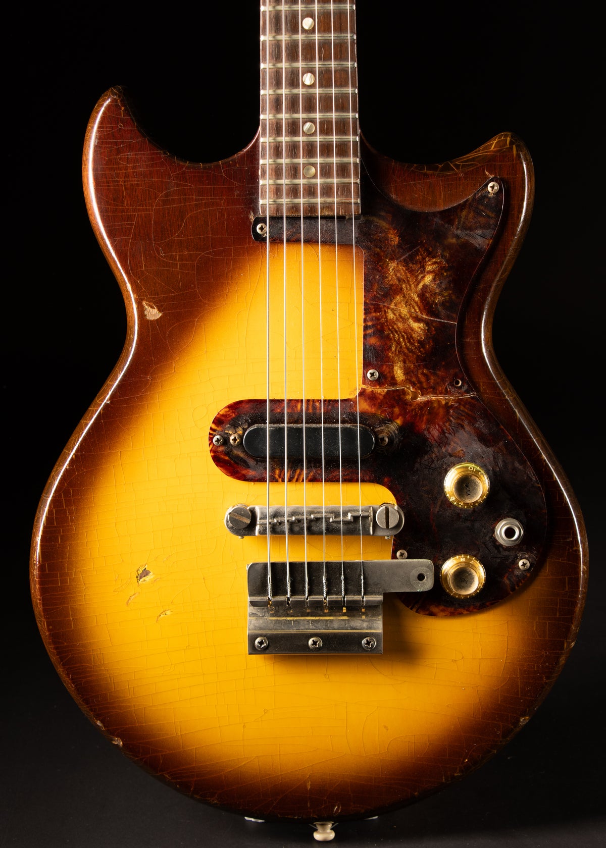 1965 Epiphone Olympic Sunburst – Music City Vintage Guitars