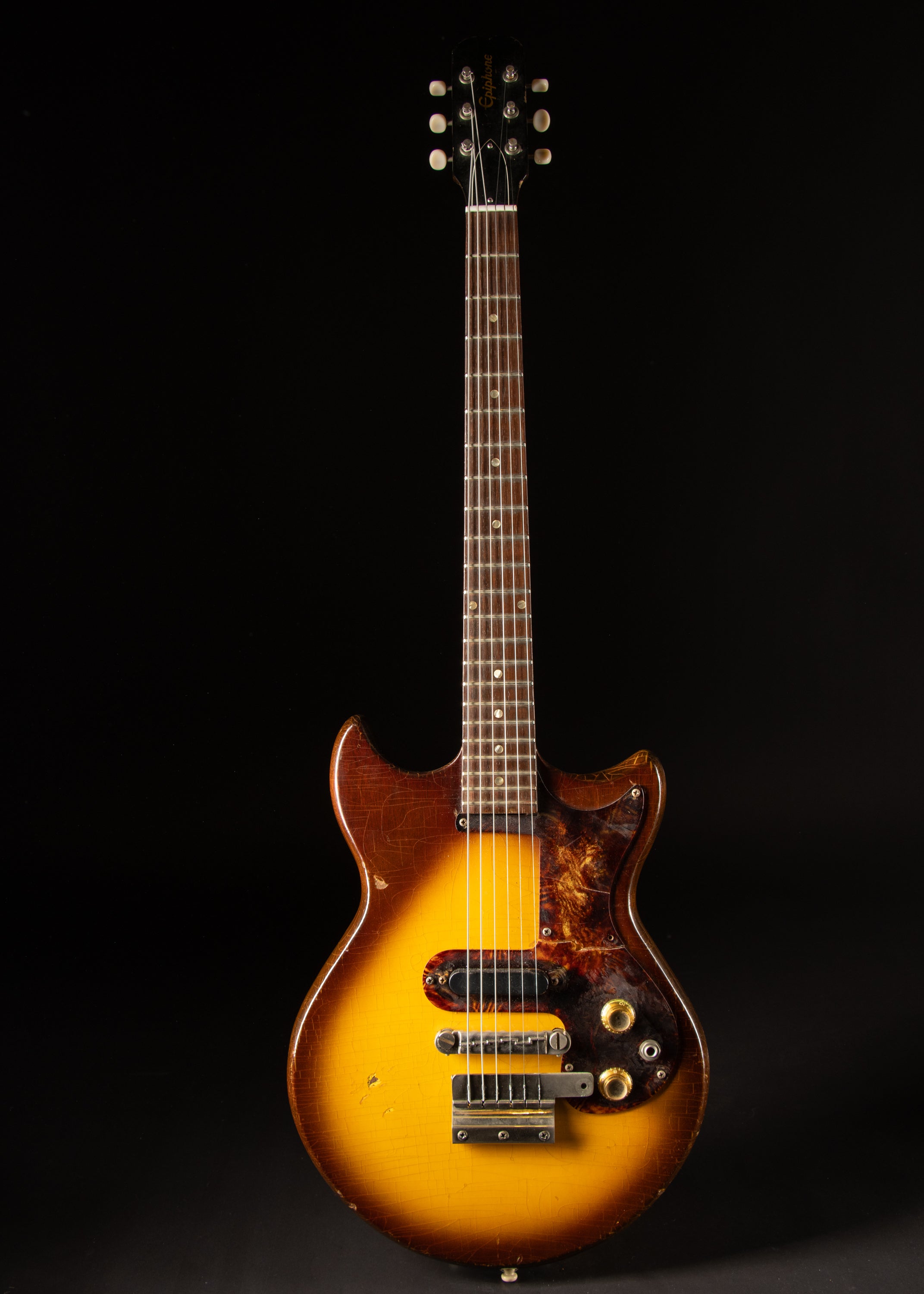 1965 Epiphone Olympic Sunburst – Music City Vintage Guitars