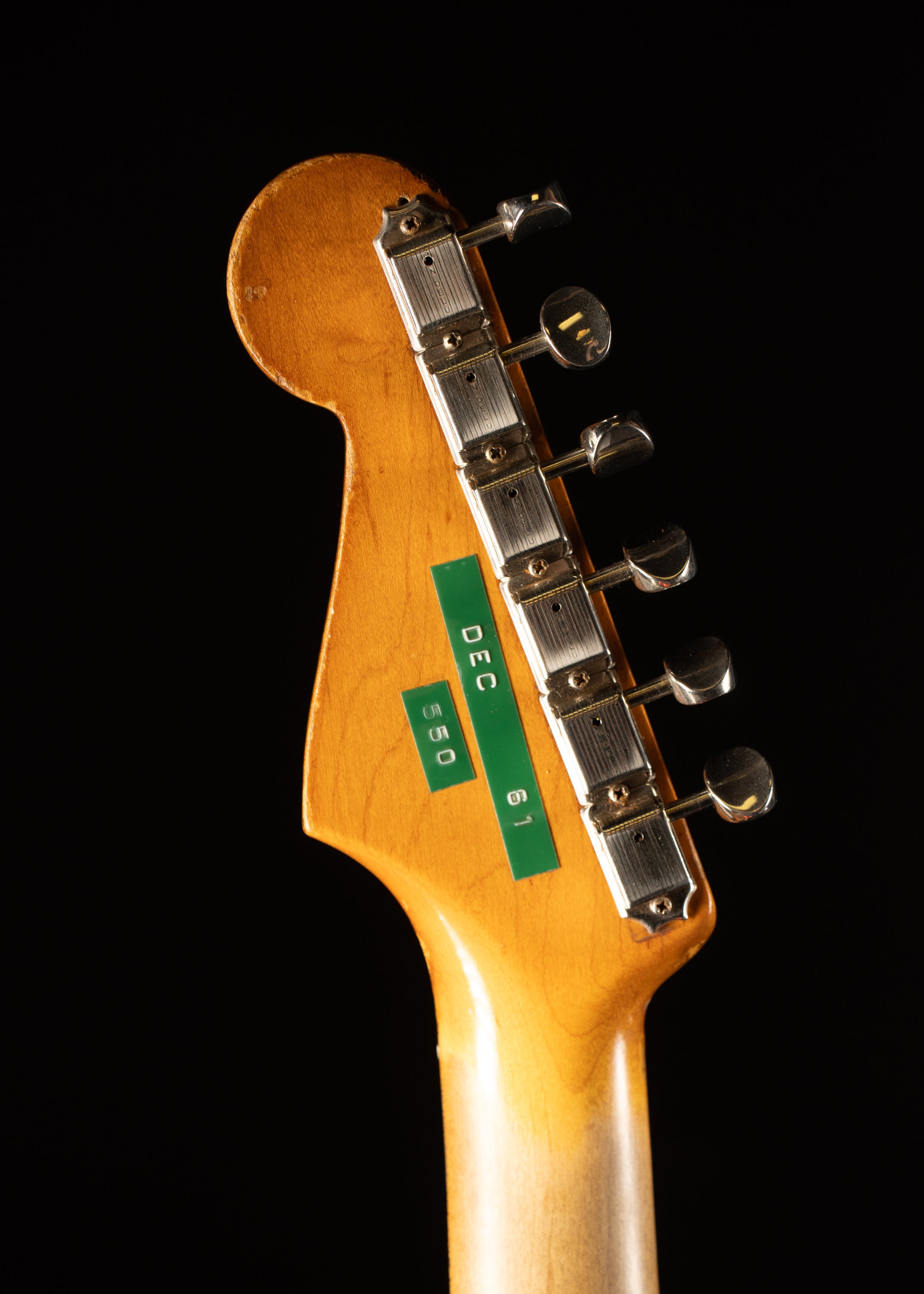 1961 Fender Stratocaster Fiesta Red Refin – Music City Vintage Guitars